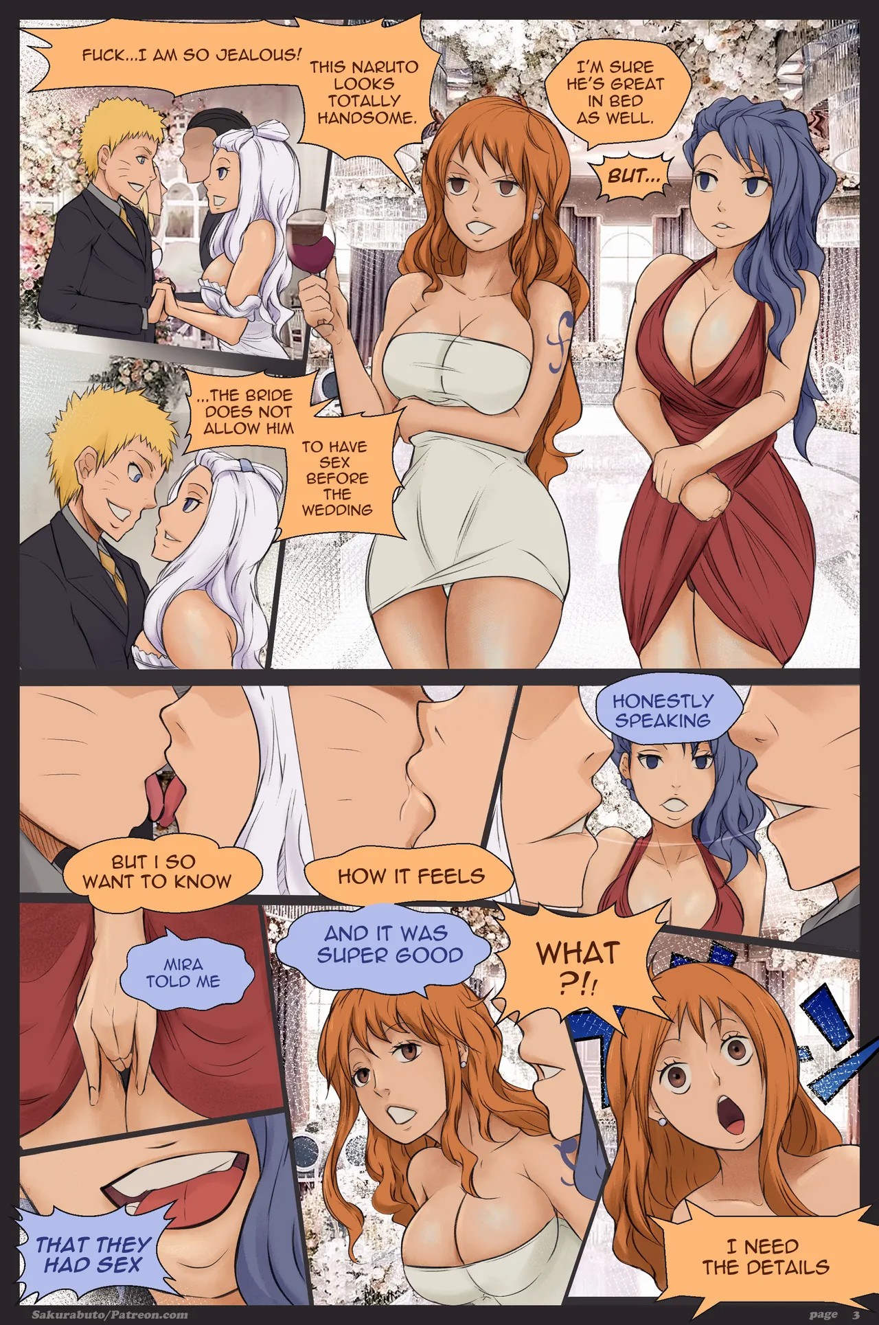 Unfaithful Wedding Part 2 Porn Comic english 03