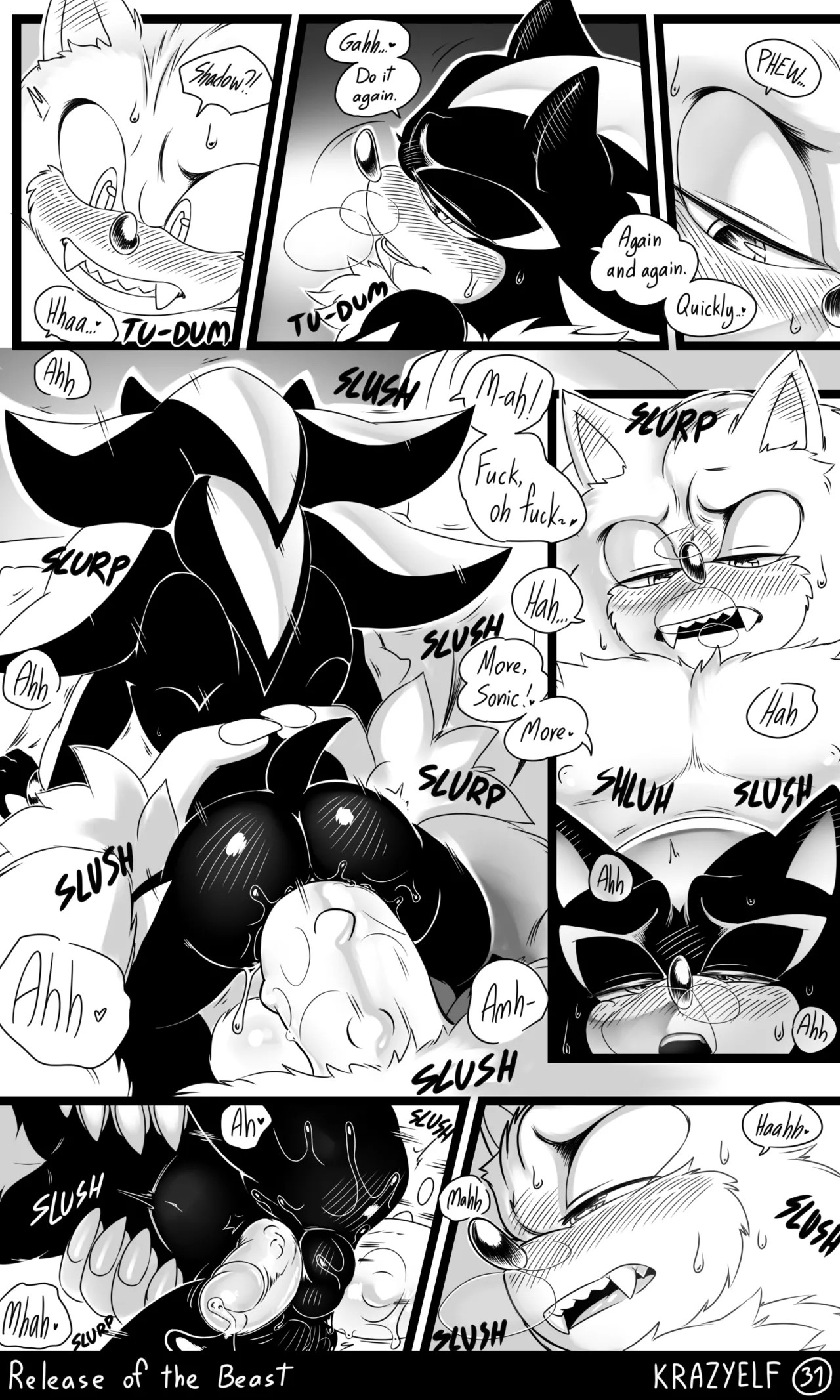 Weresonadow: Release Of The Beast Porn Comic english 32