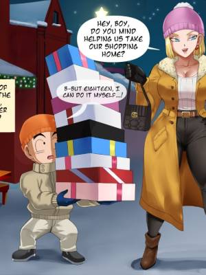 Android 18 NTR Part 4.5: Christmas Porn Comic english 02