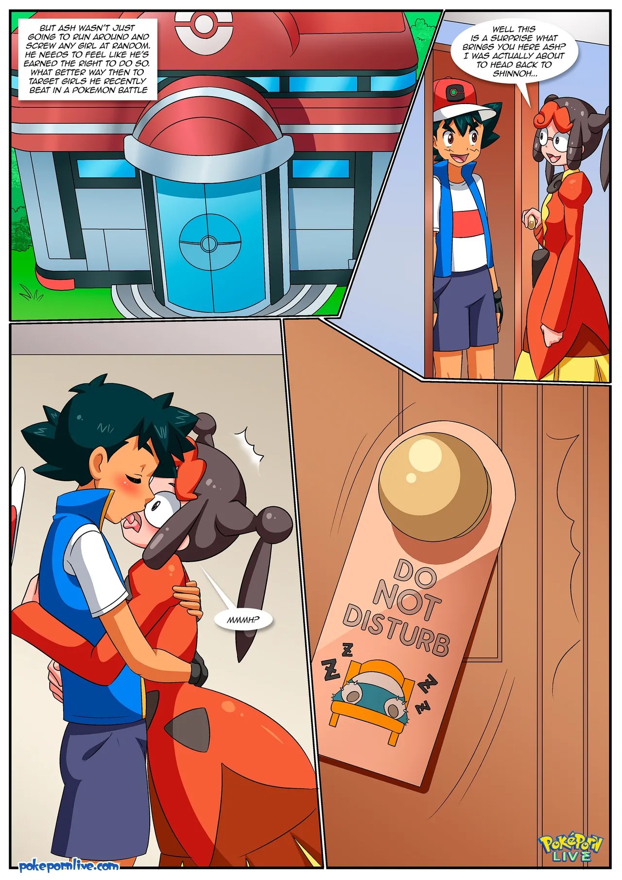 Pokemon ash and dawn porn comic