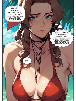 Beach Story Part 1: Aerith Porn Comic english 08