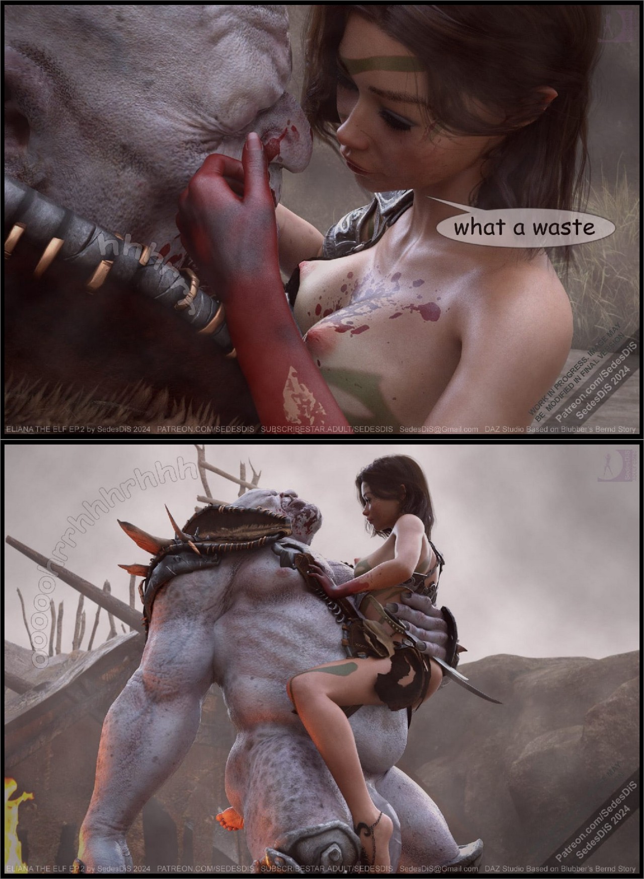 Eliana The Elf Part 2 Porn Comic english 45