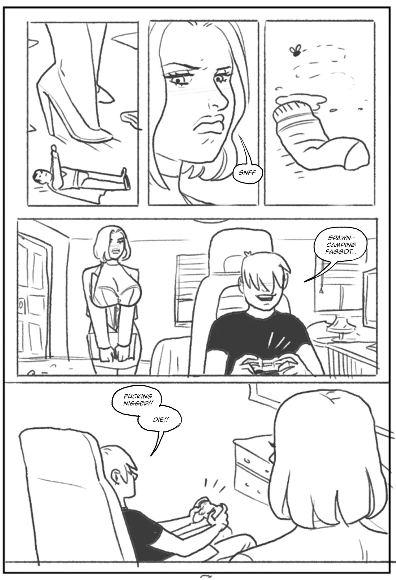 Emma Frost Bimbofication Porn Comic english 09