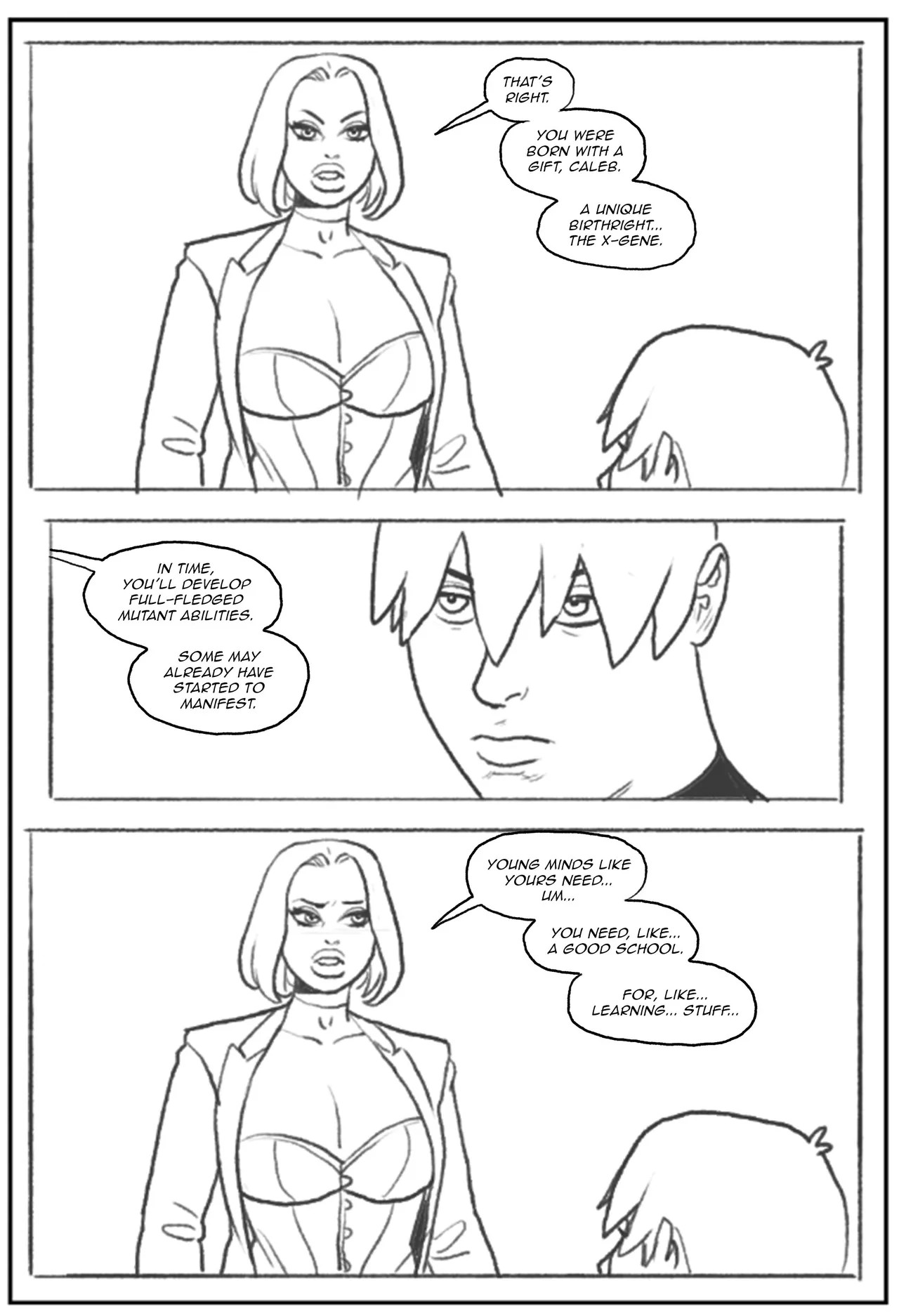 Emma Frost Bimbofication Porn Comic english 13