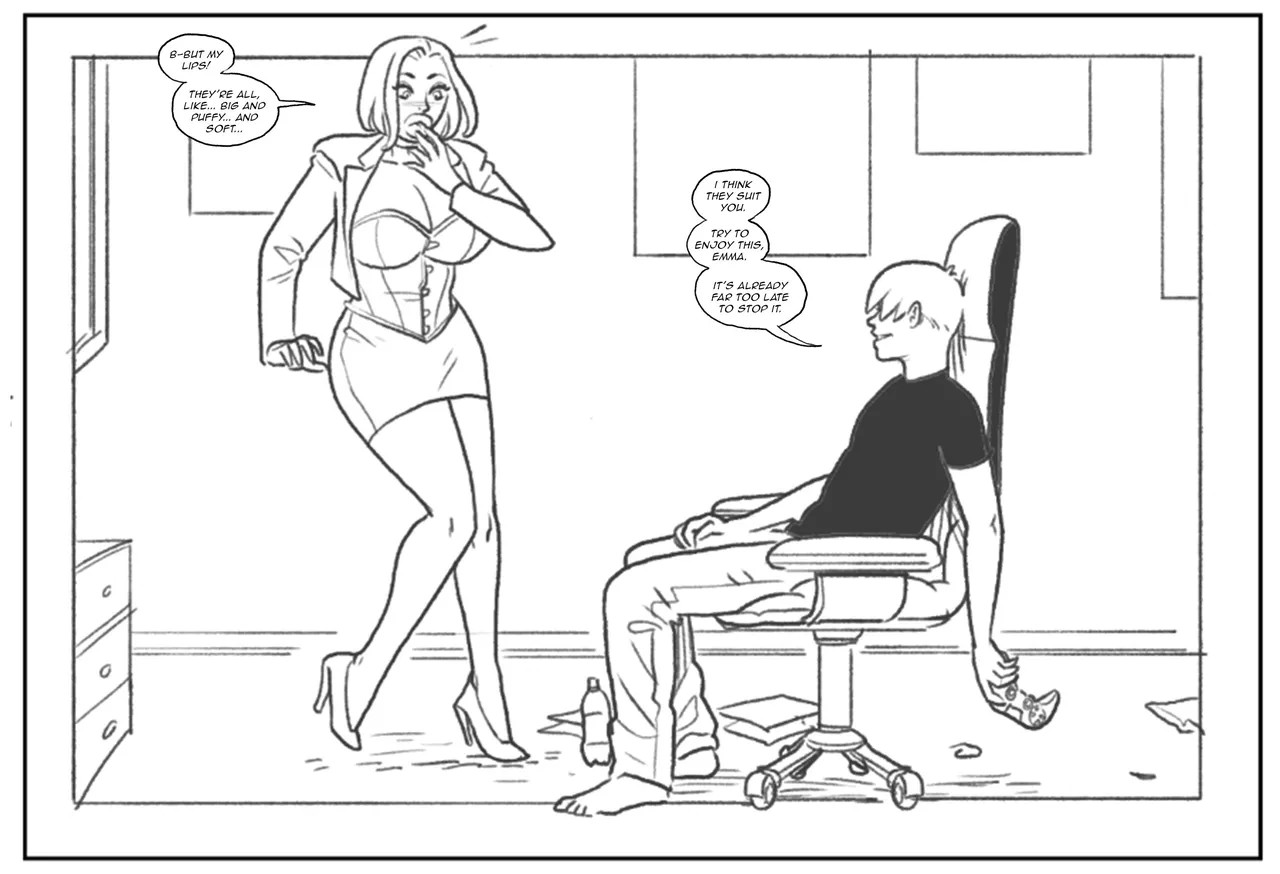 Emma Frost Bimbofication Porn Comic english 18