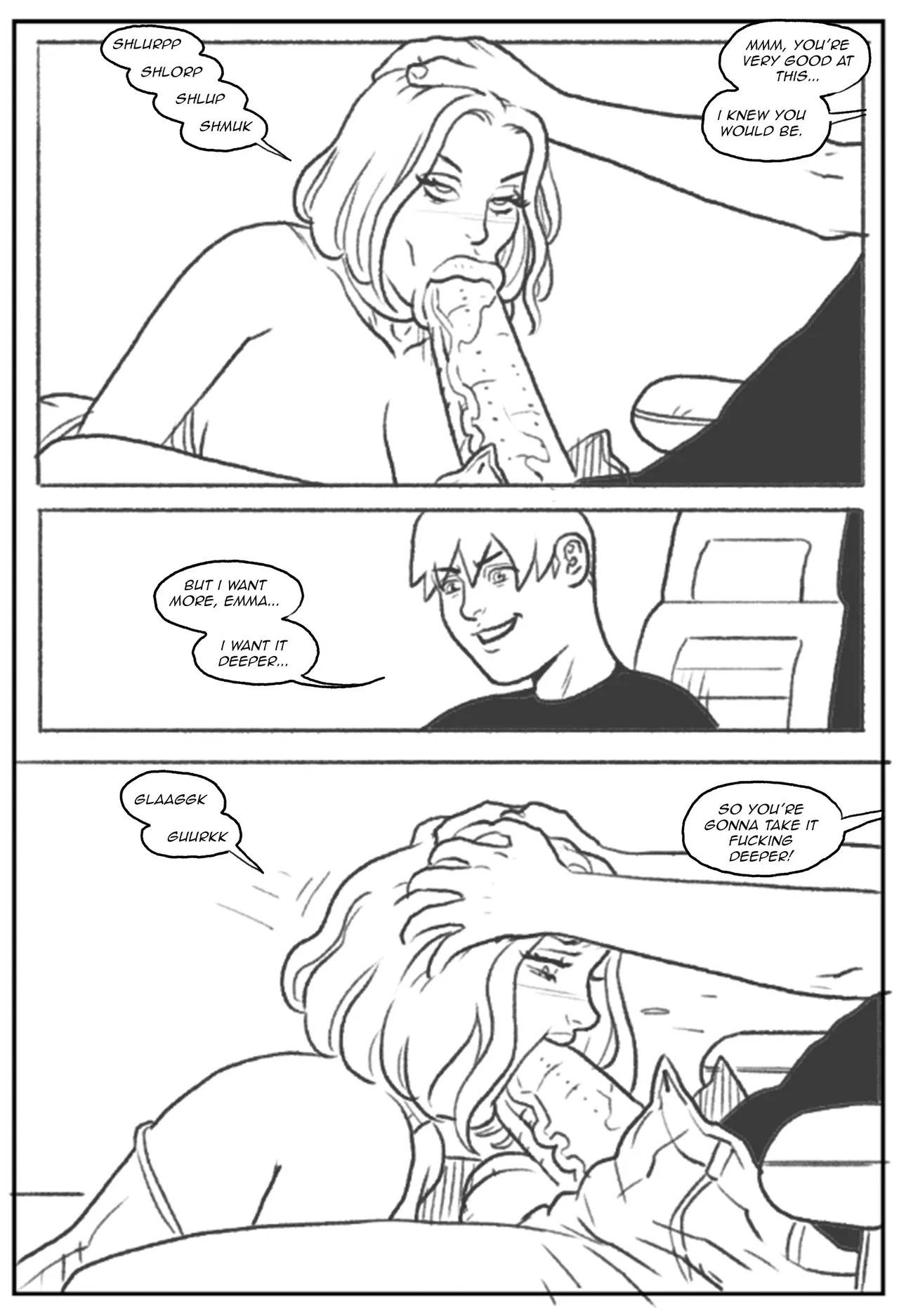 Emma Frost Bimbofication Porn Comic english 40