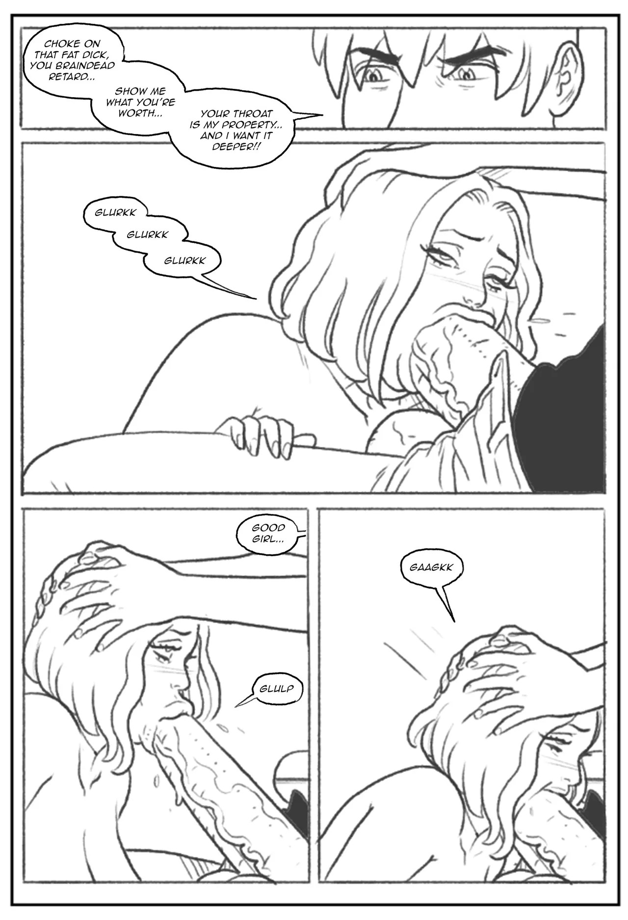 Emma Frost Bimbofication Porn Comic english 42