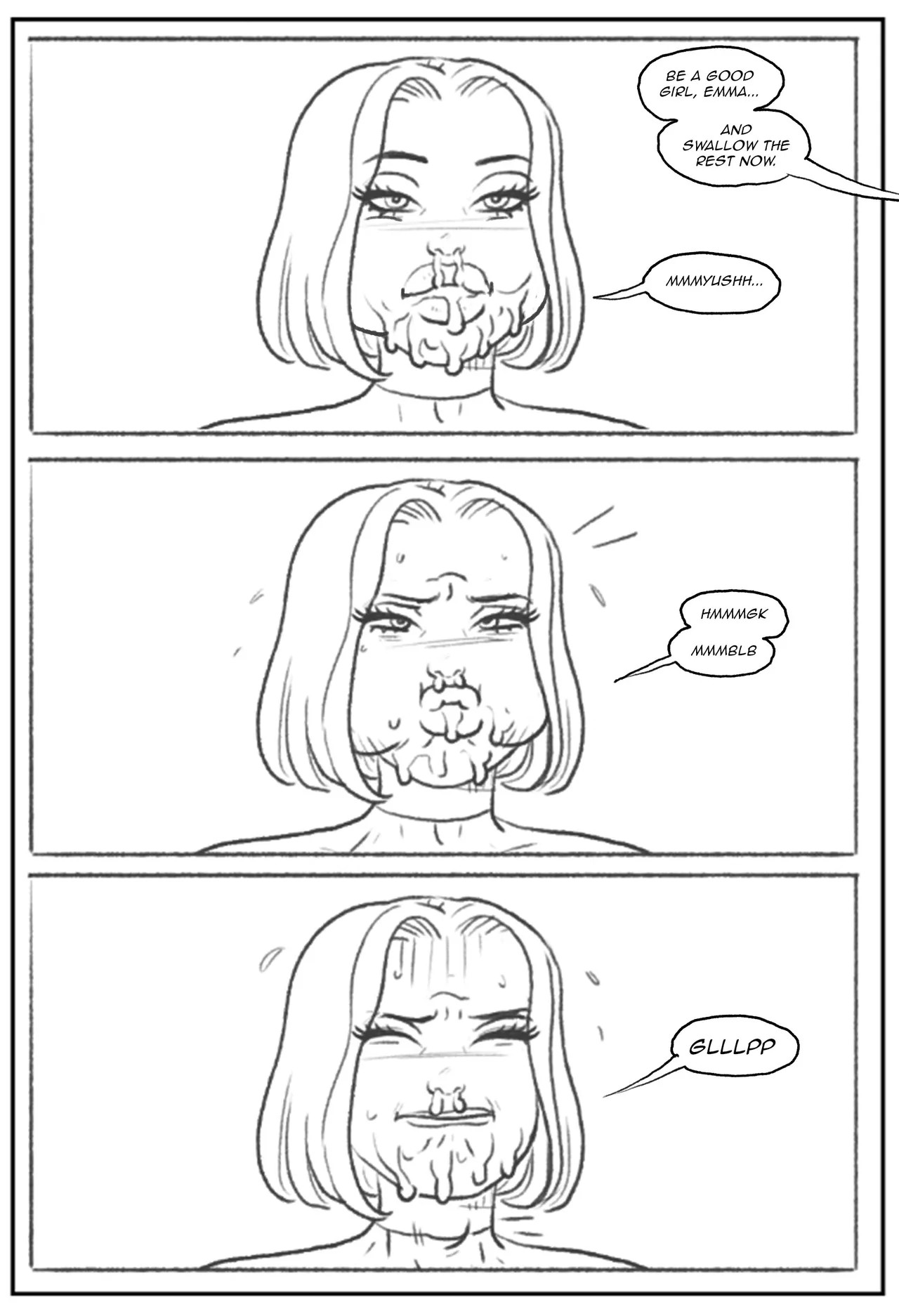 Emma Frost Bimbofication Porn Comic english 50