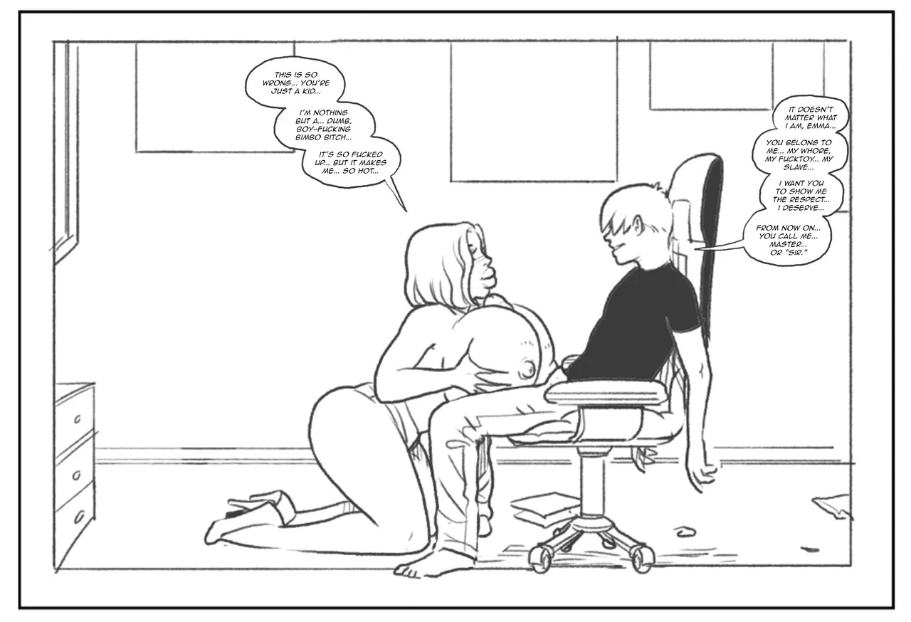 Emma Frost Bimbofication Porn Comic english 54