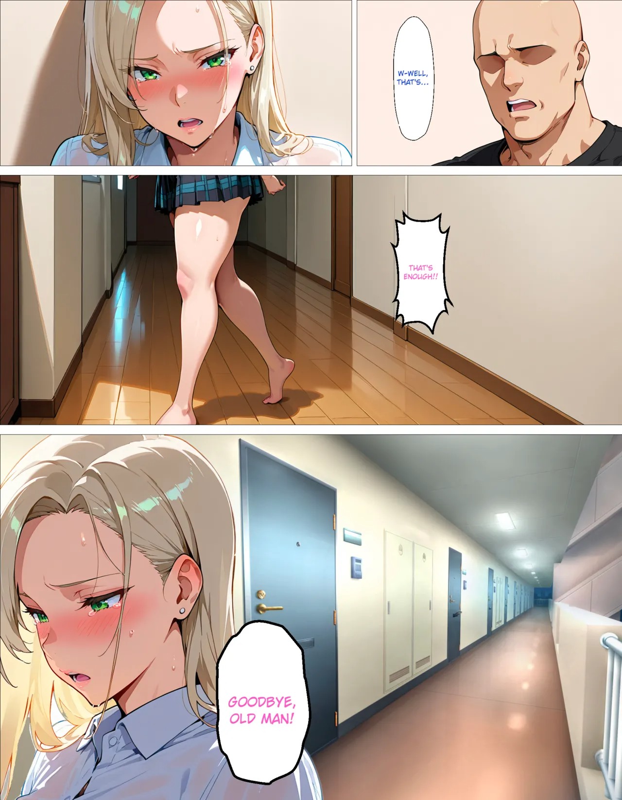 Forbidden Cohabitation With a Runaway Gal Porn Comic english 70