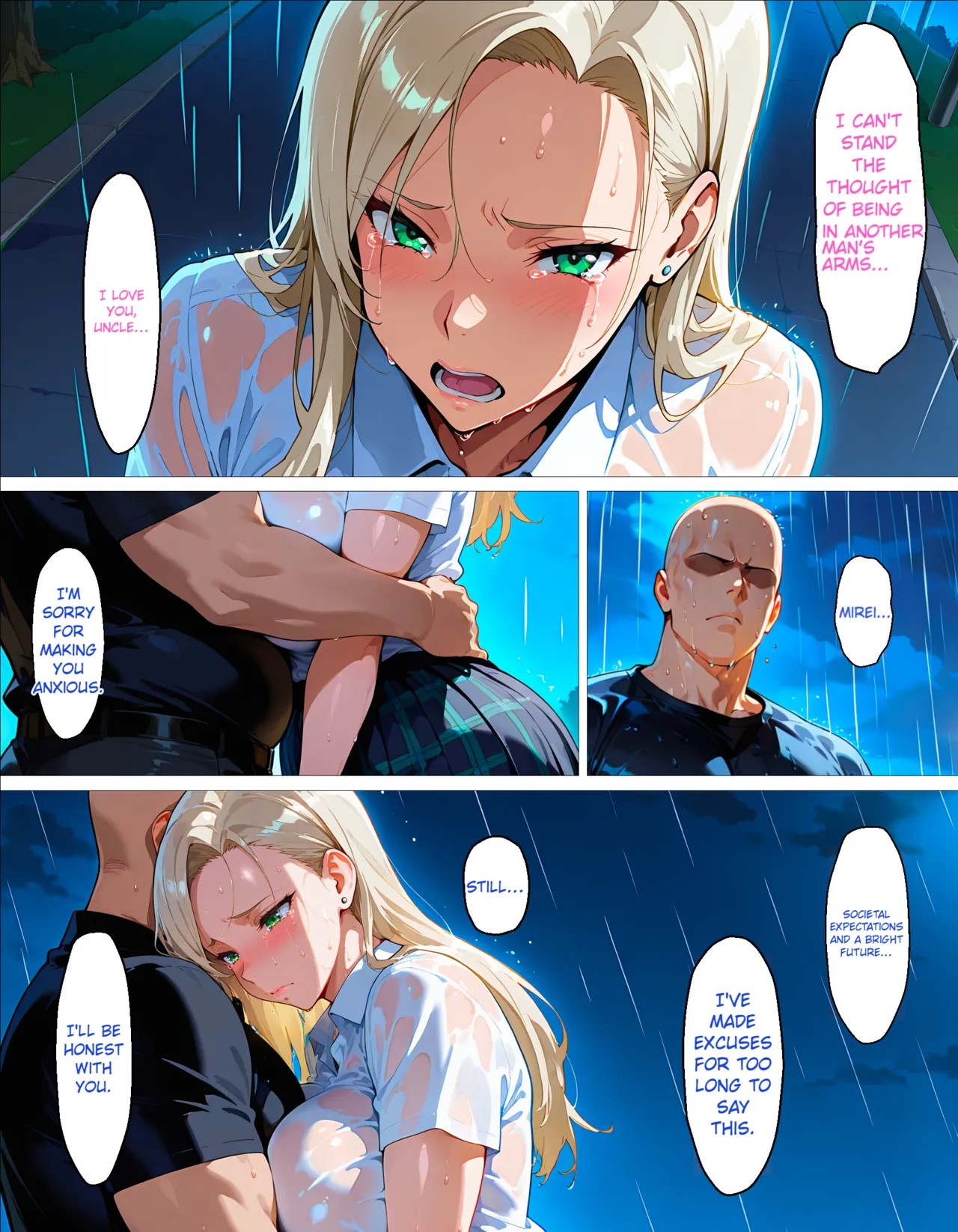 Forbidden Cohabitation With a Runaway Gal Porn Comic english 94