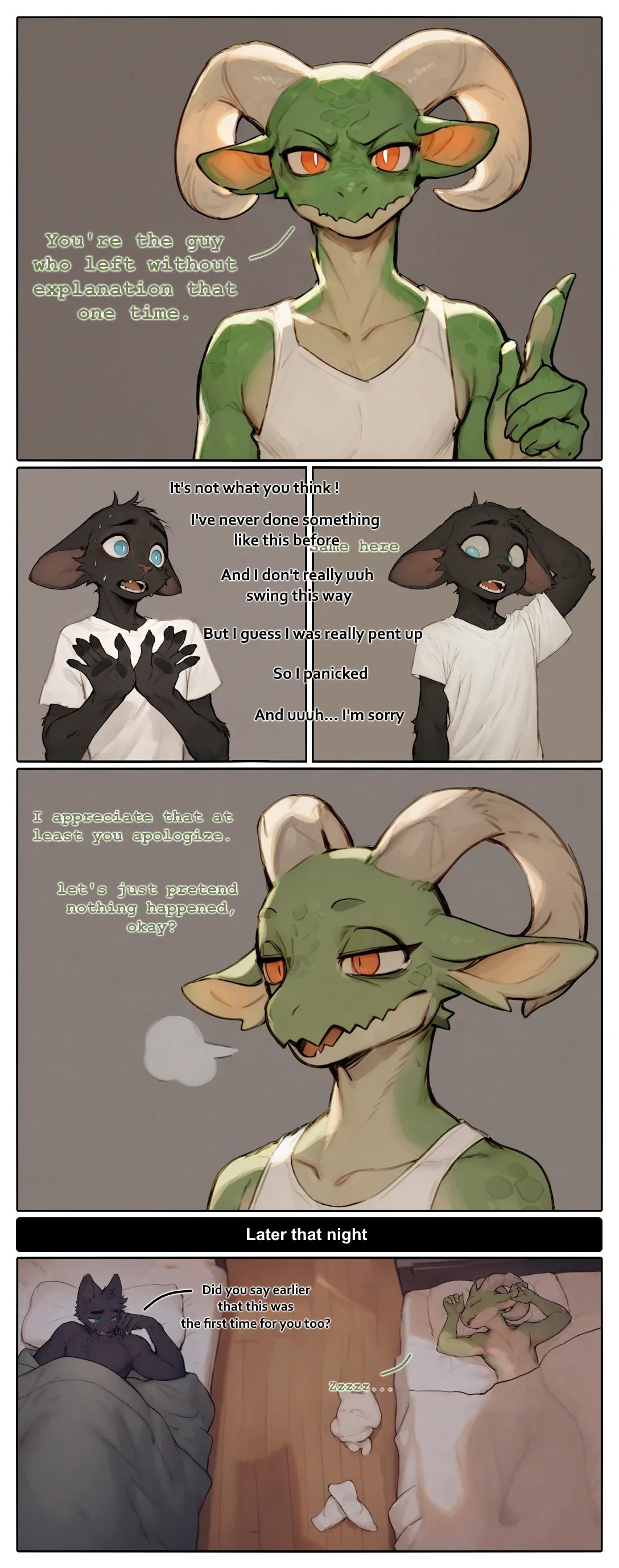 Friendly Flatmates Porn Comic english 13