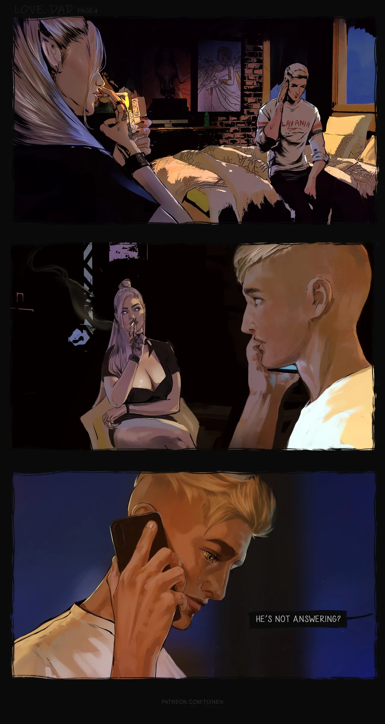 Love Dad By Tixnen Porn Comic english 04