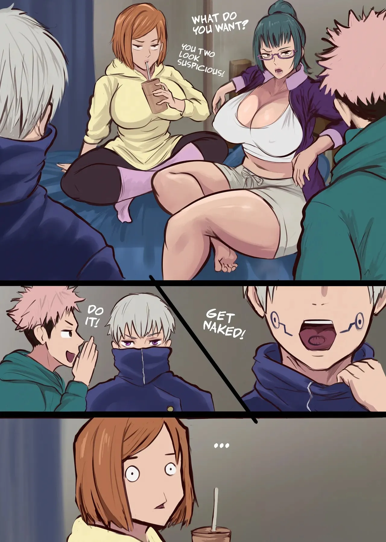 Maki Zenin x Nobara (Jujutsu Kaisen) [Arachnart] - English - Porn Comic
