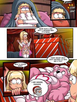 New Year Party And a Big Pink Bear Porn Comic english 26