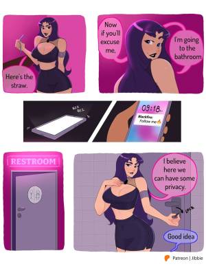 Night Out With Blackfire Porn Comic english 04
