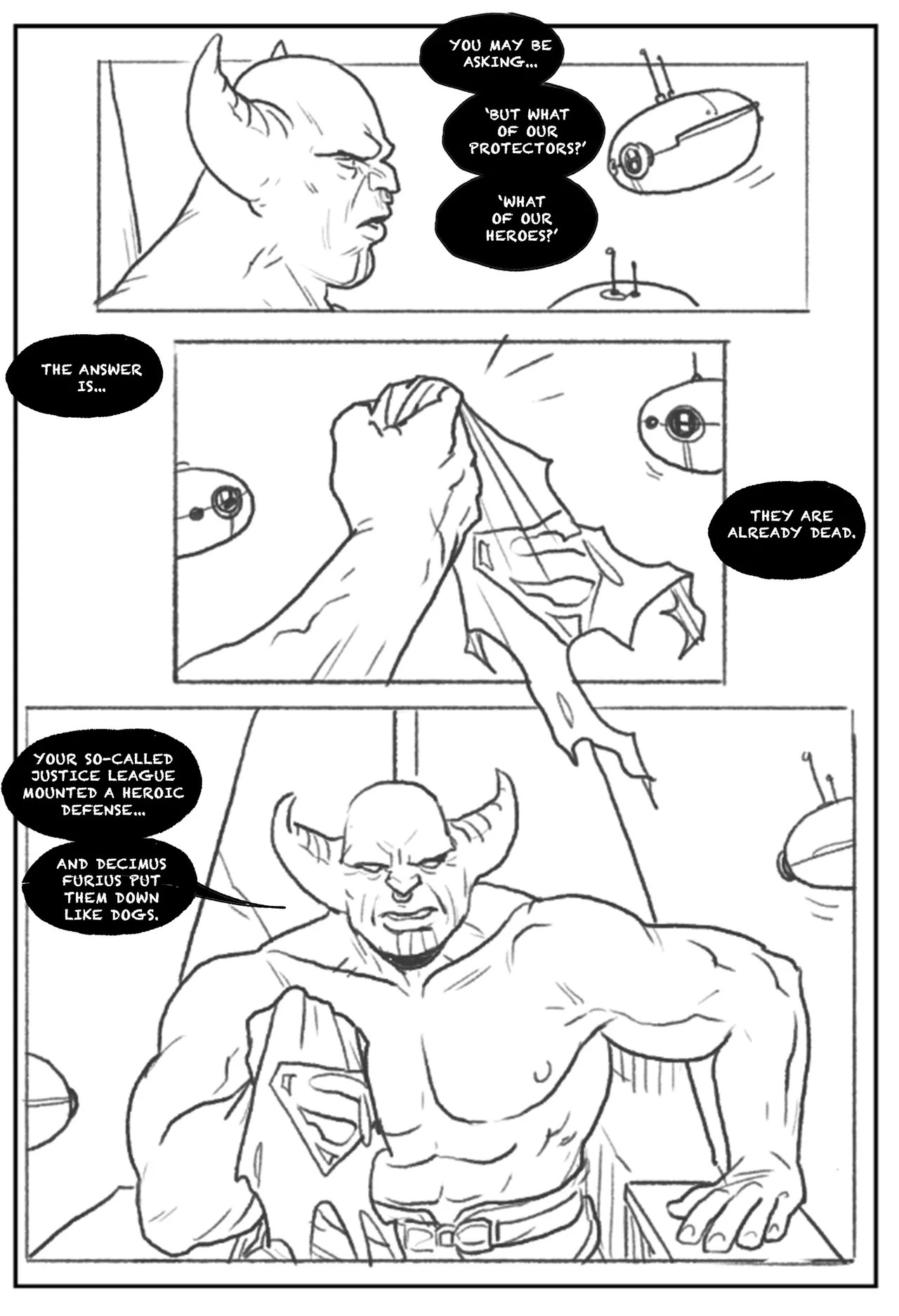 Power Girl Decimated  Porn Comic english 04