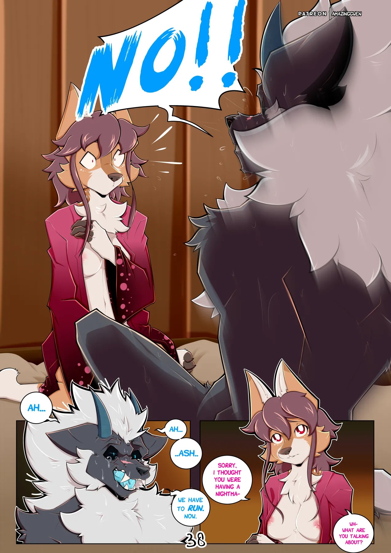 Red Blossom & Winter Snow Porn Comic english 37
