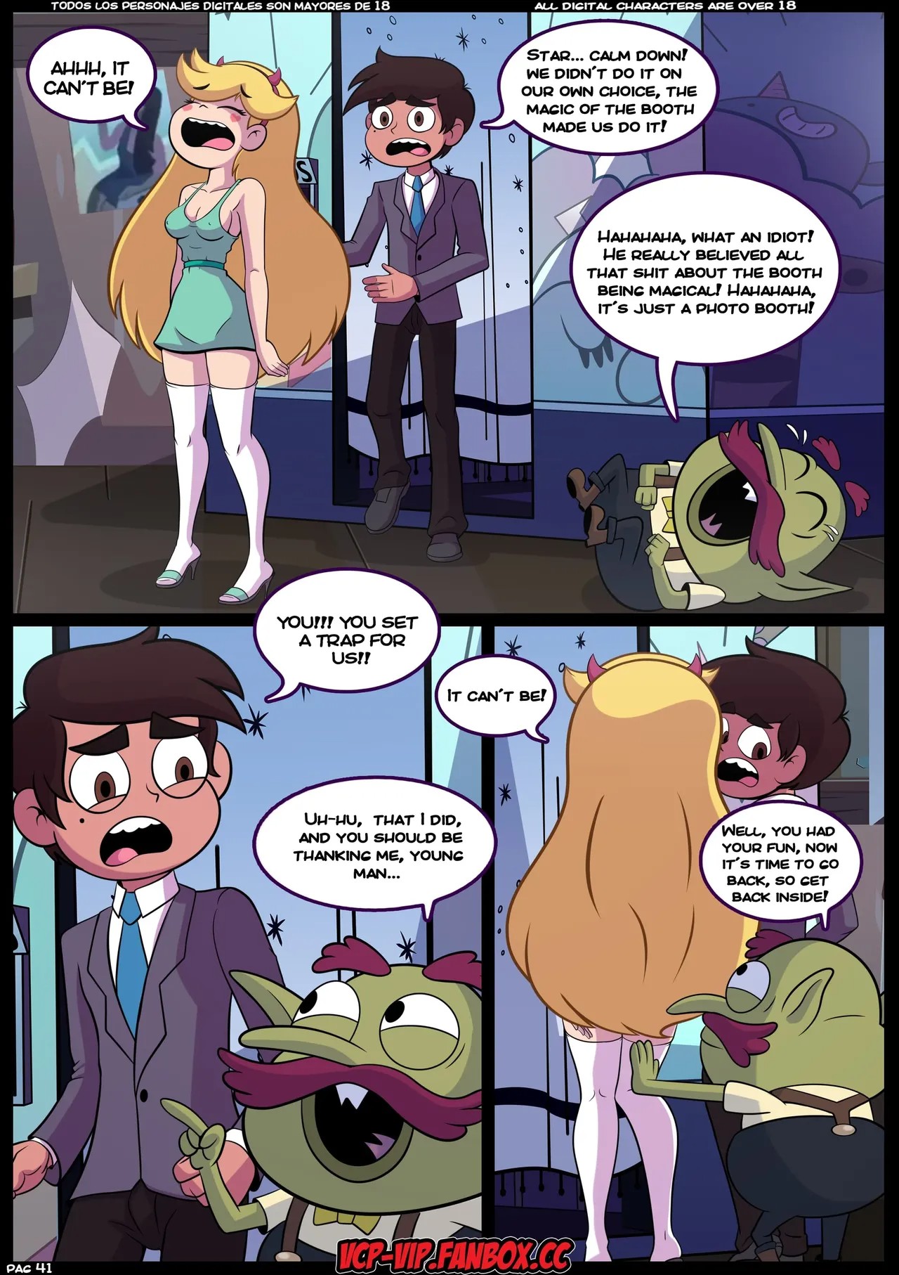 Star VS. The Forces Of Sex Part 5: Booth Buddies Porn Comic english 42
