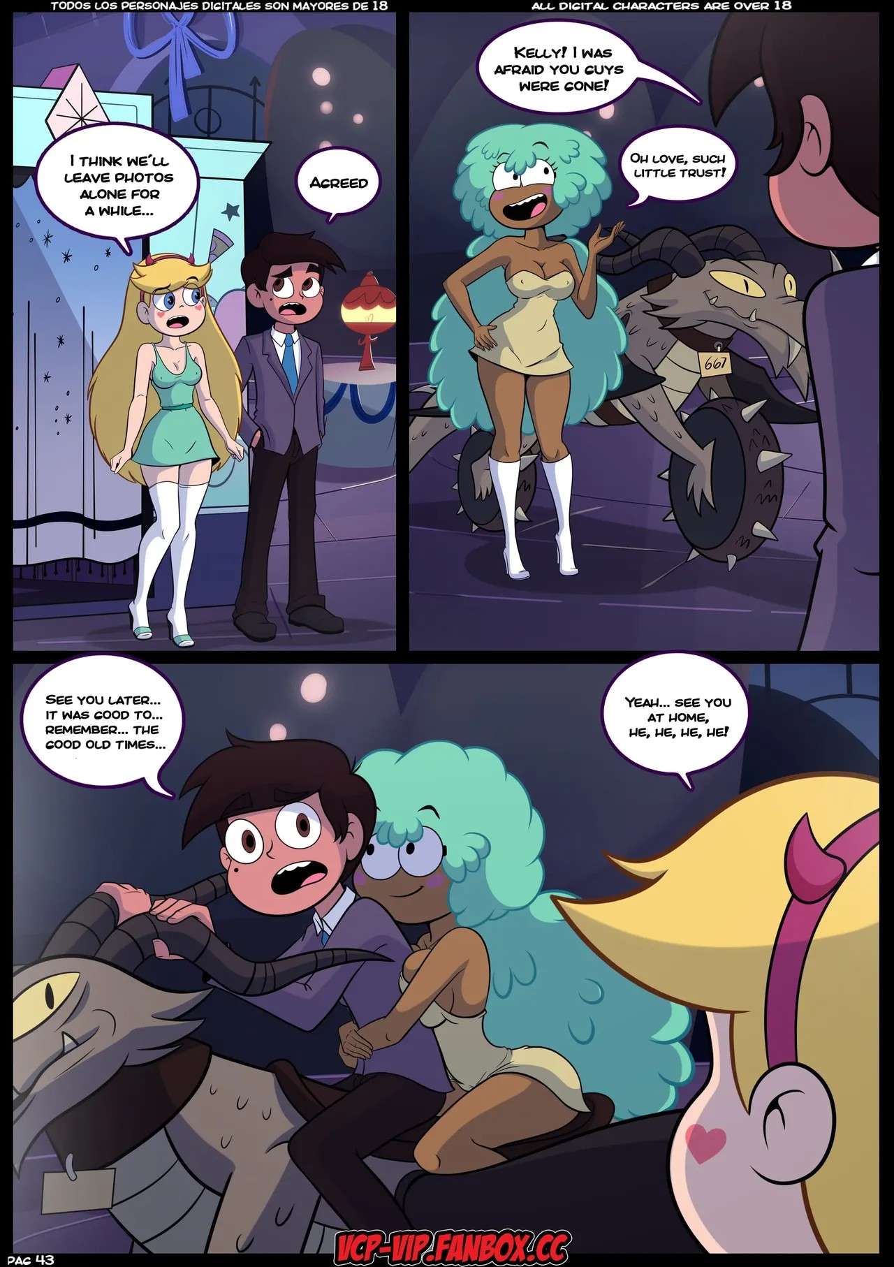 Star VS. The Forces Of Sex Part 5: Booth Buddies Porn Comic english 44