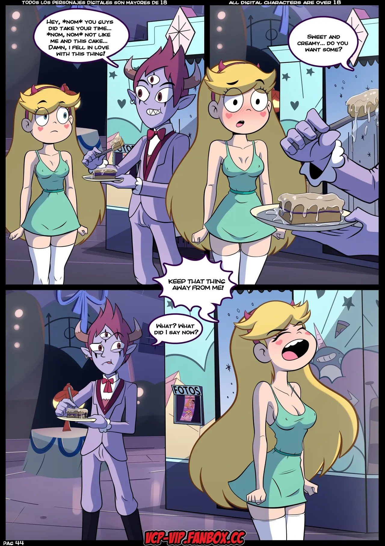 Star VS. The Forces Of Sex Part 5: Booth Buddies Porn Comic english 45
