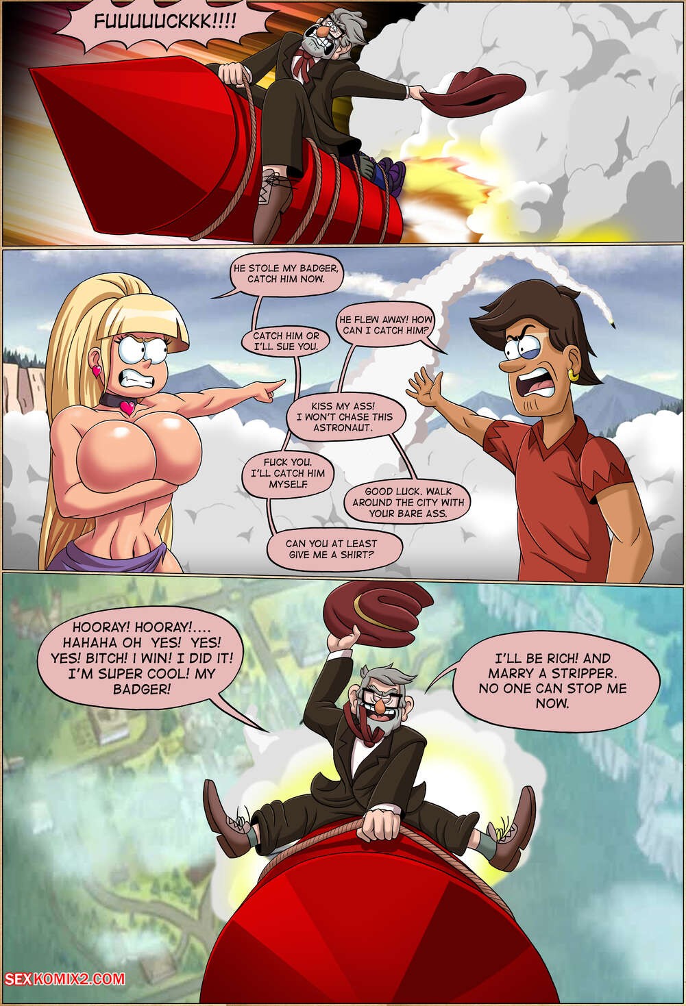 Story About A Badger Porn Comic english 43