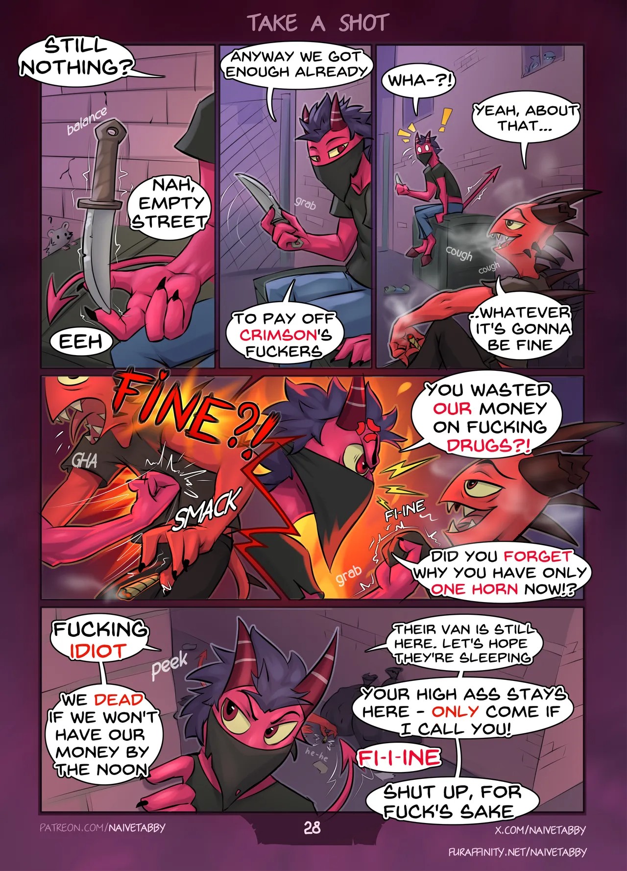 Take a Shot By NaiveTabby Porn Comic english 35