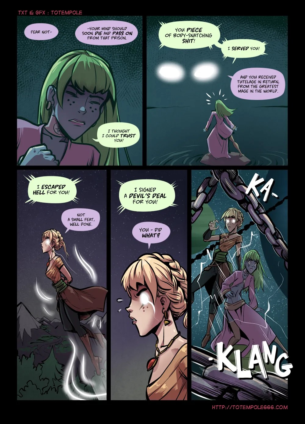 The Cummoner Part 28: Soul-Bound Sorceress Porn Comic english 49