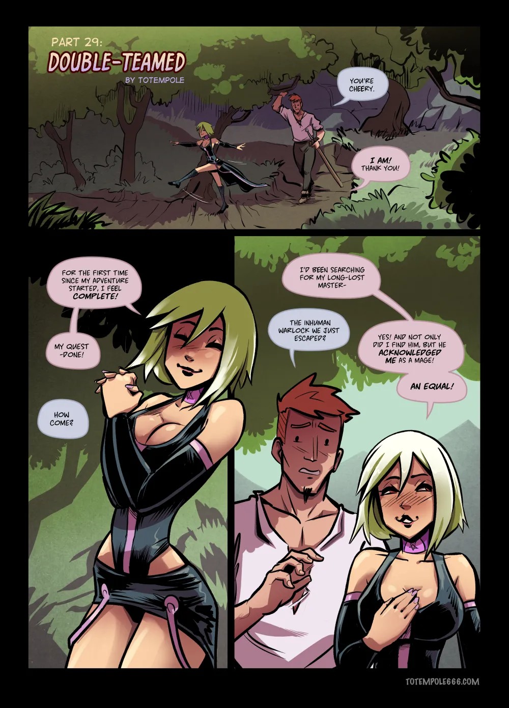 The Cummoner Part 28: Soul-Bound Sorceress Porn Comic english 52