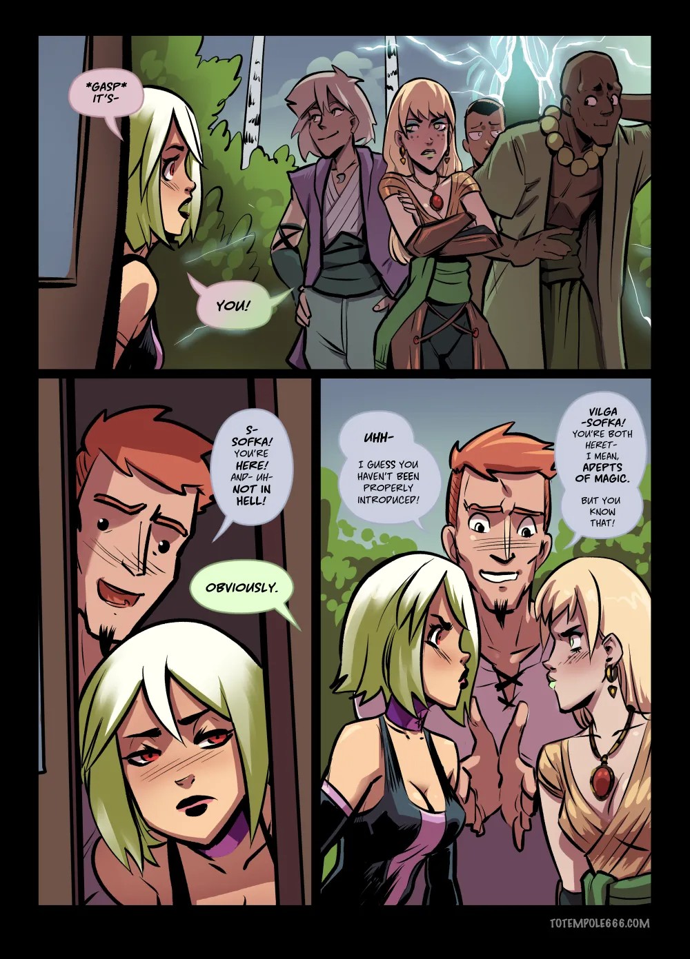 The Cummoner Part 28: Soul-Bound Sorceress Porn Comic english 58