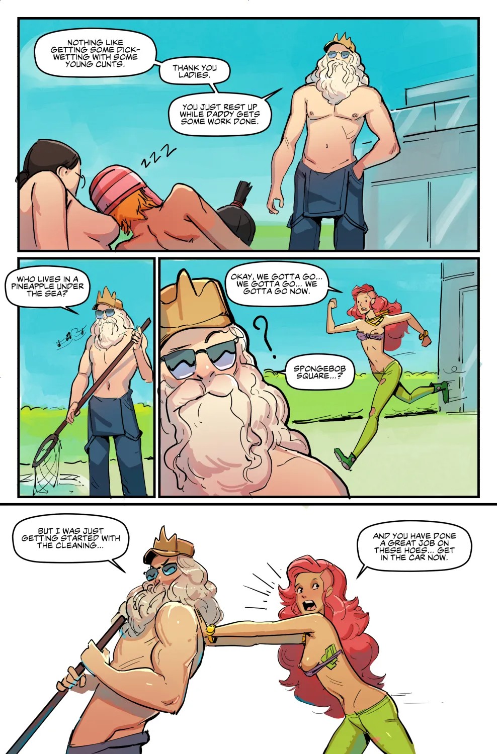 Trash World: The Pool Porn Comic english 16