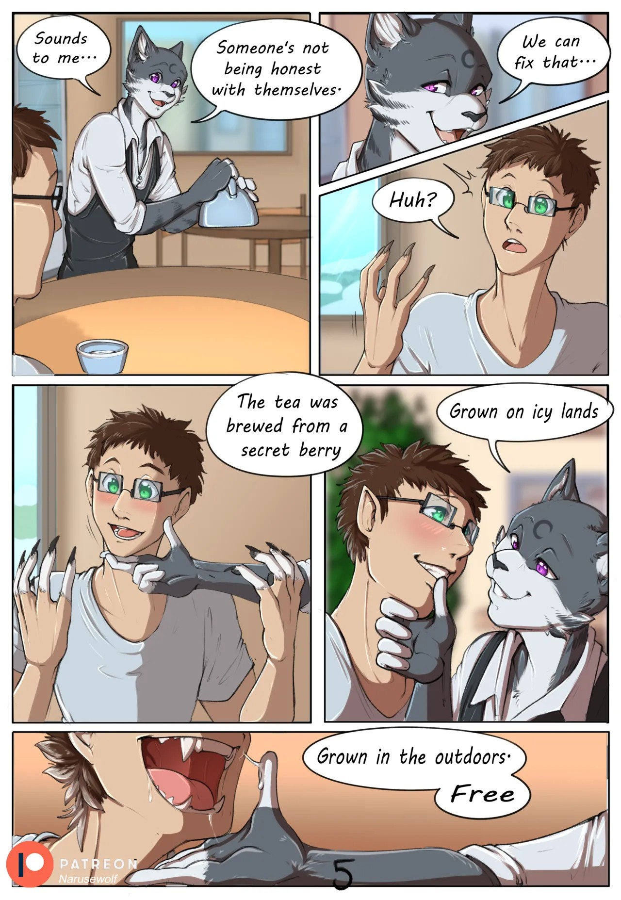 True Forn Cafe Part 3 Porn Comic english 05