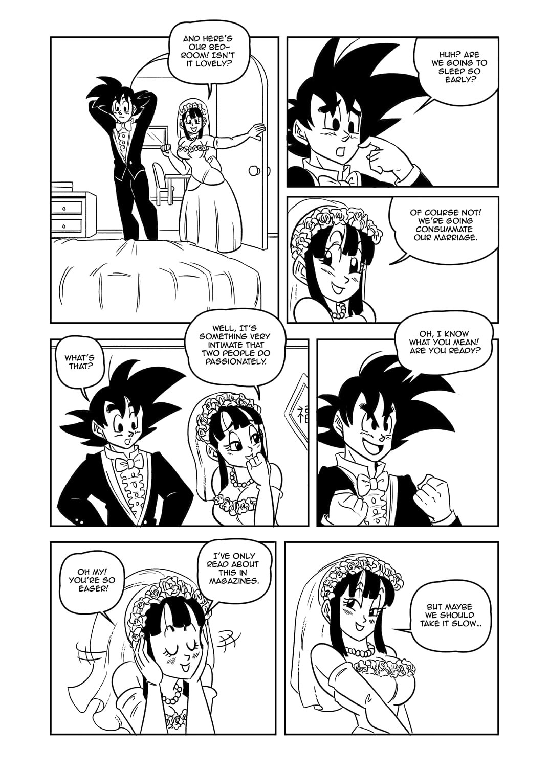 Wedding Night By FunsexyDB Porn Comic english 03
