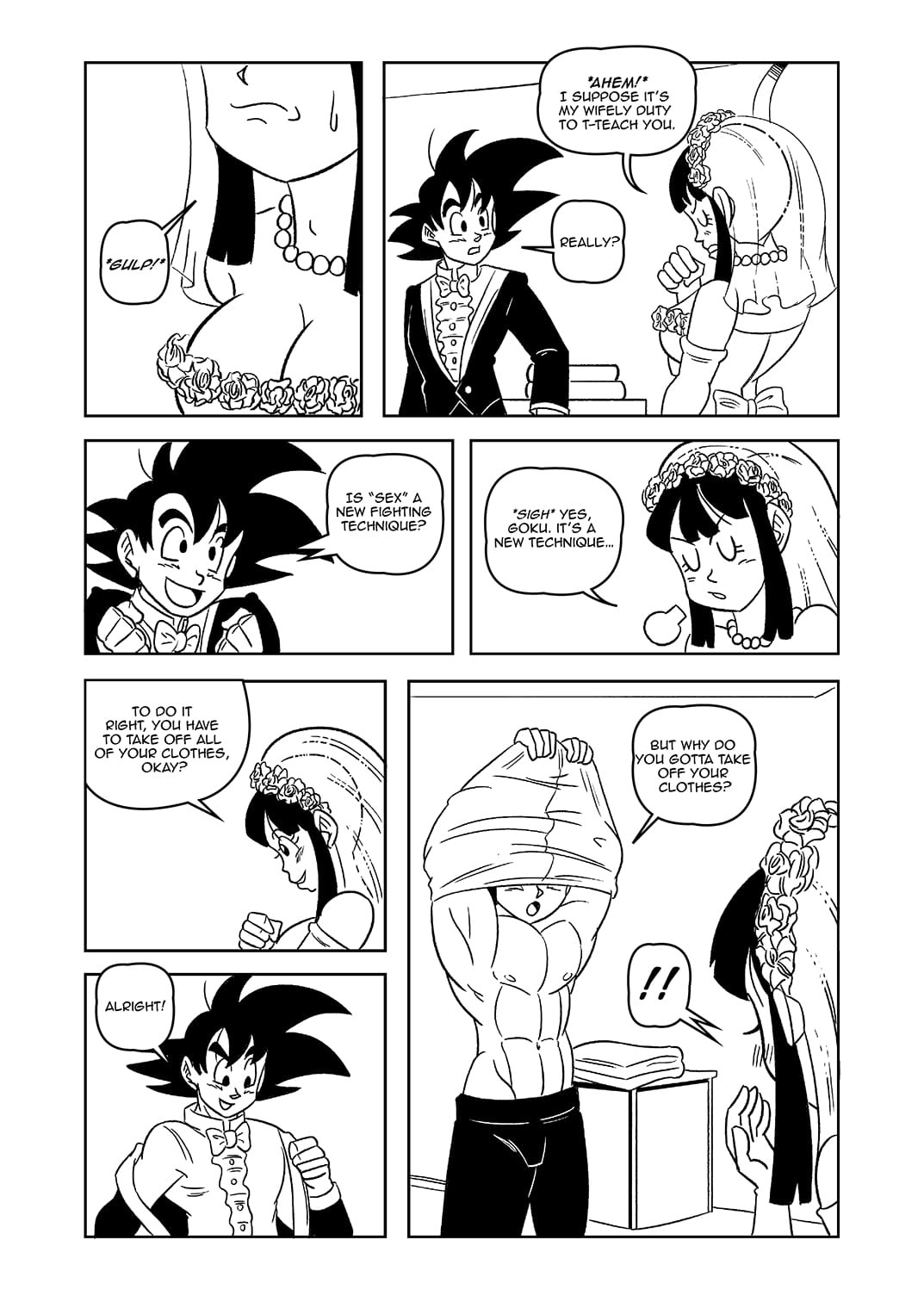 Wedding Night By FunsexyDB Porn Comic english 06