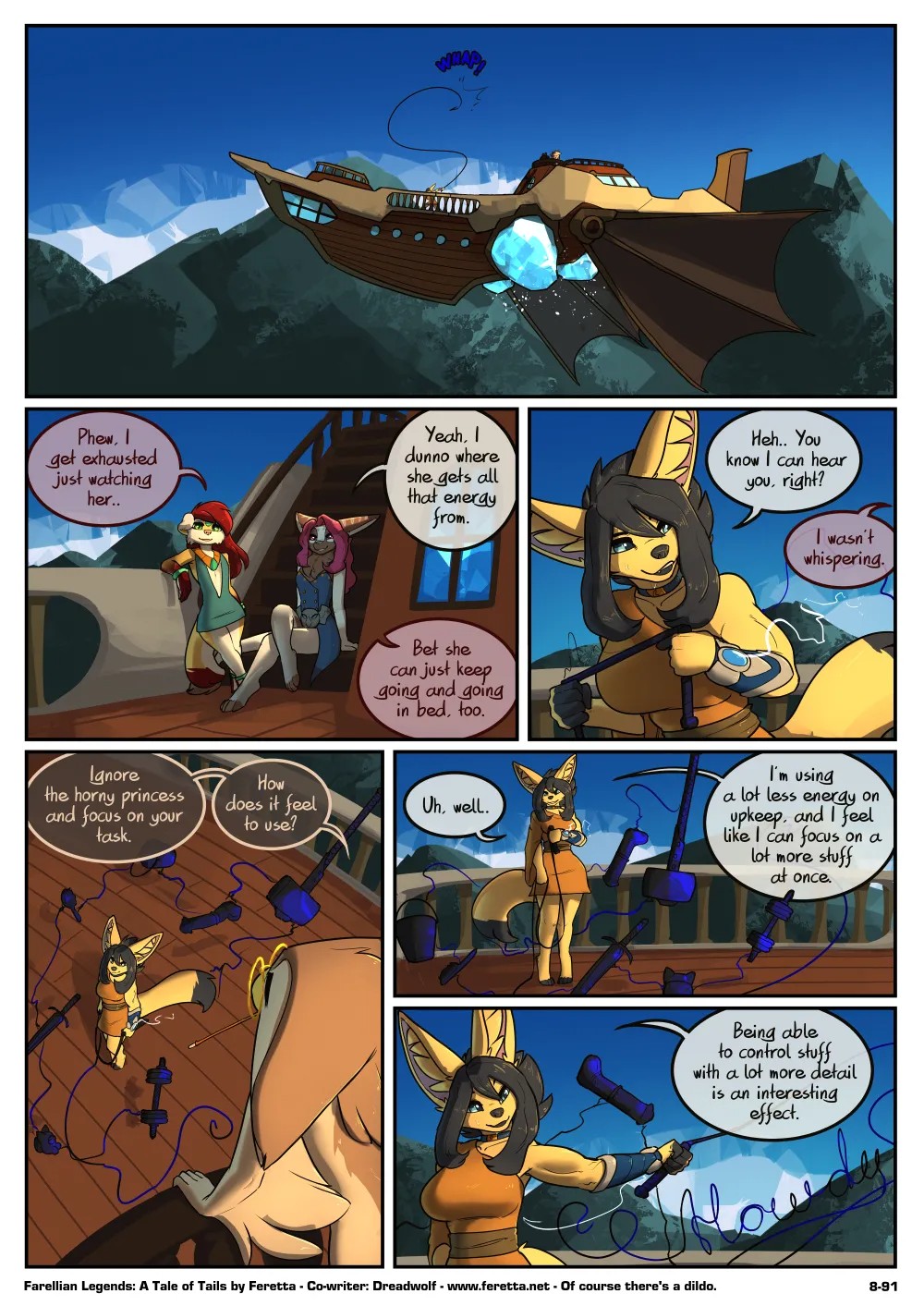 A Tale Of Tails Part 8: Power Play Porn Comic english 92