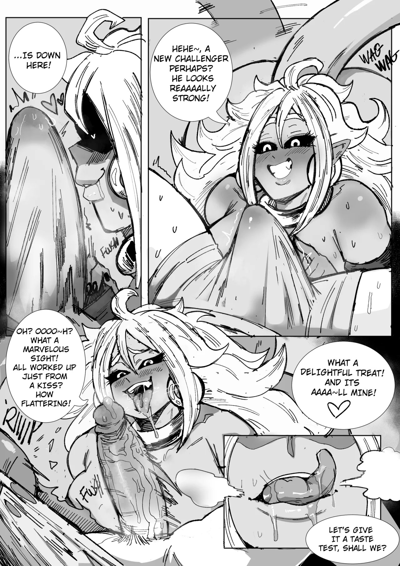 A Very Hungry Majin Porn Comic english 05