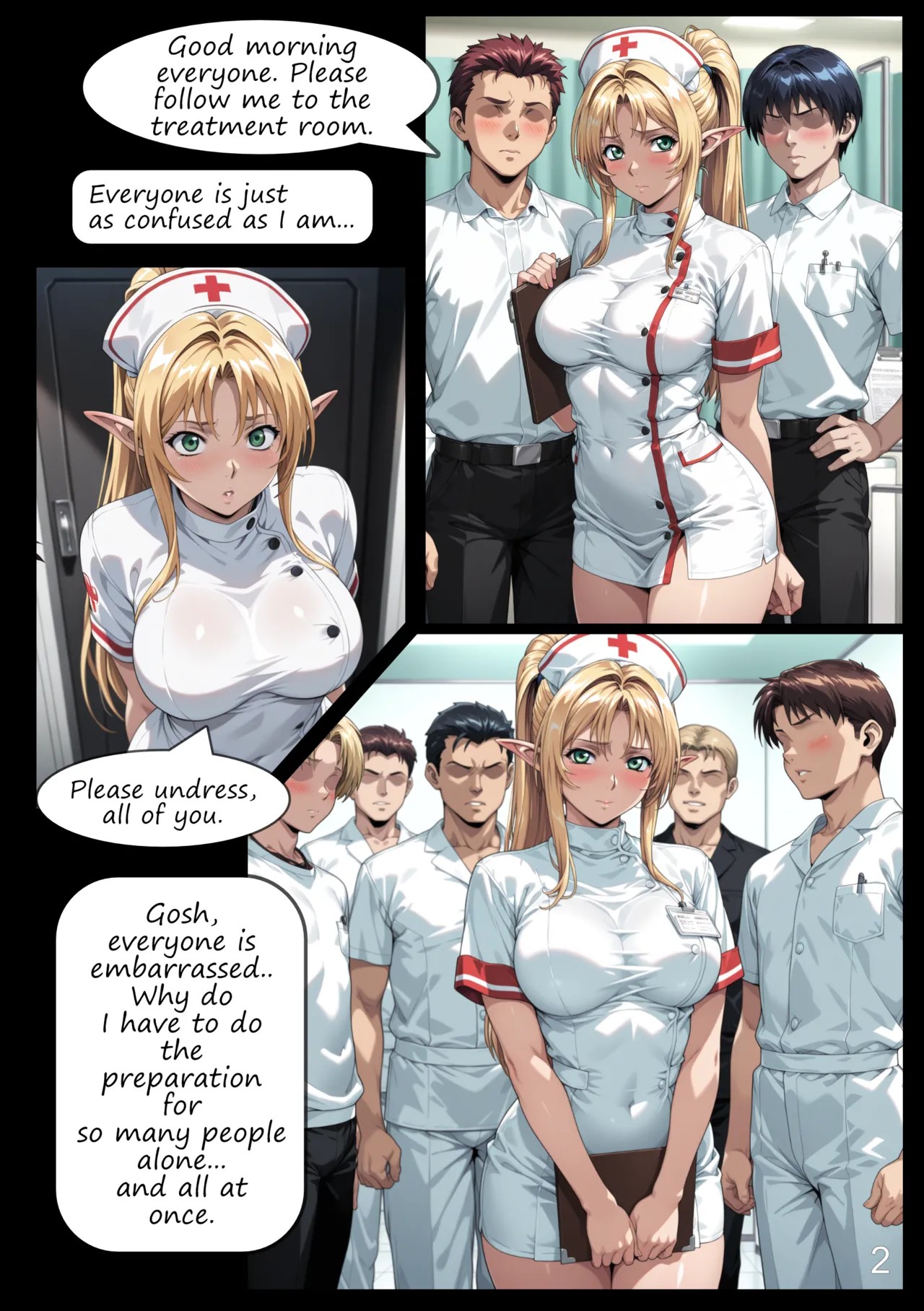 Adventures Of Melinéa: A New Profession Porn Comic english 03