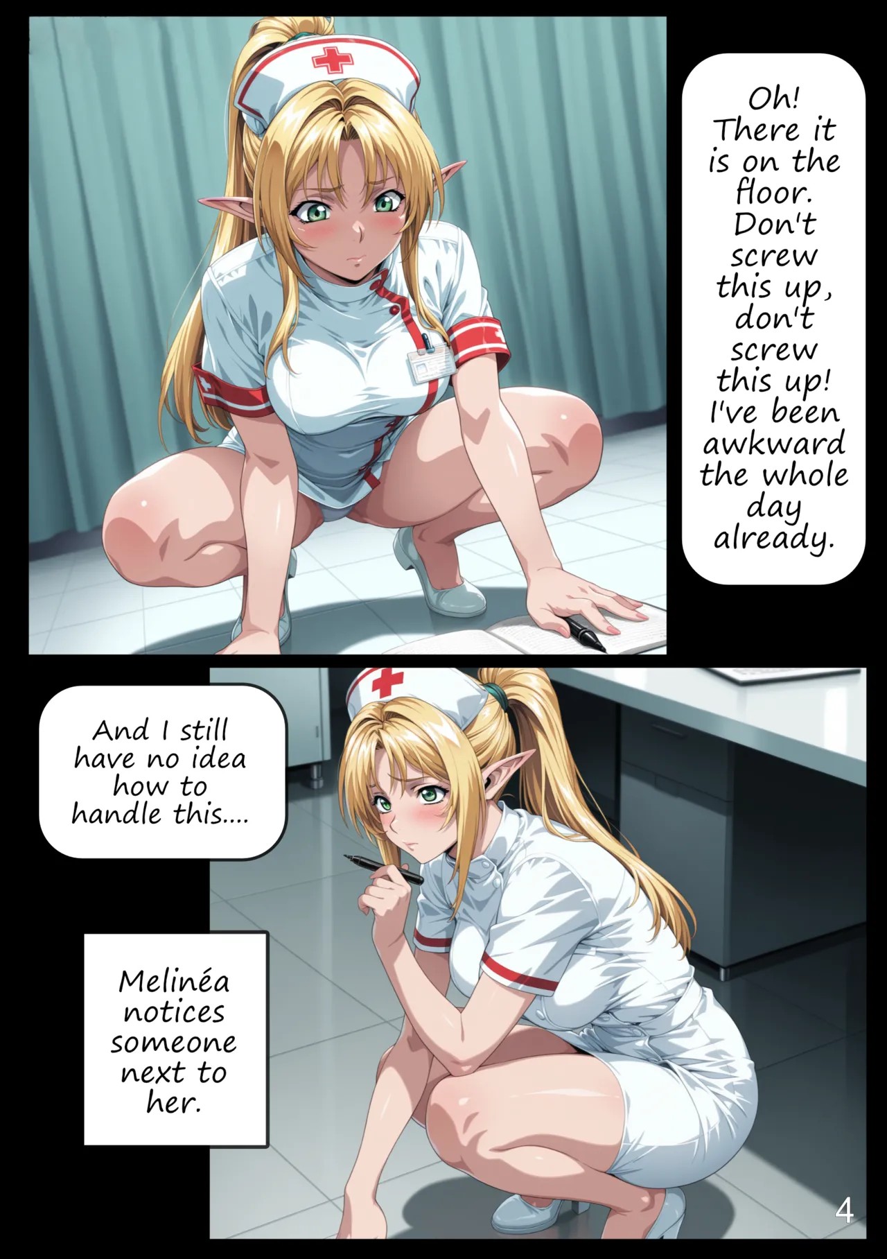 Adventures Of Melinéa: A New Profession Porn Comic english 05
