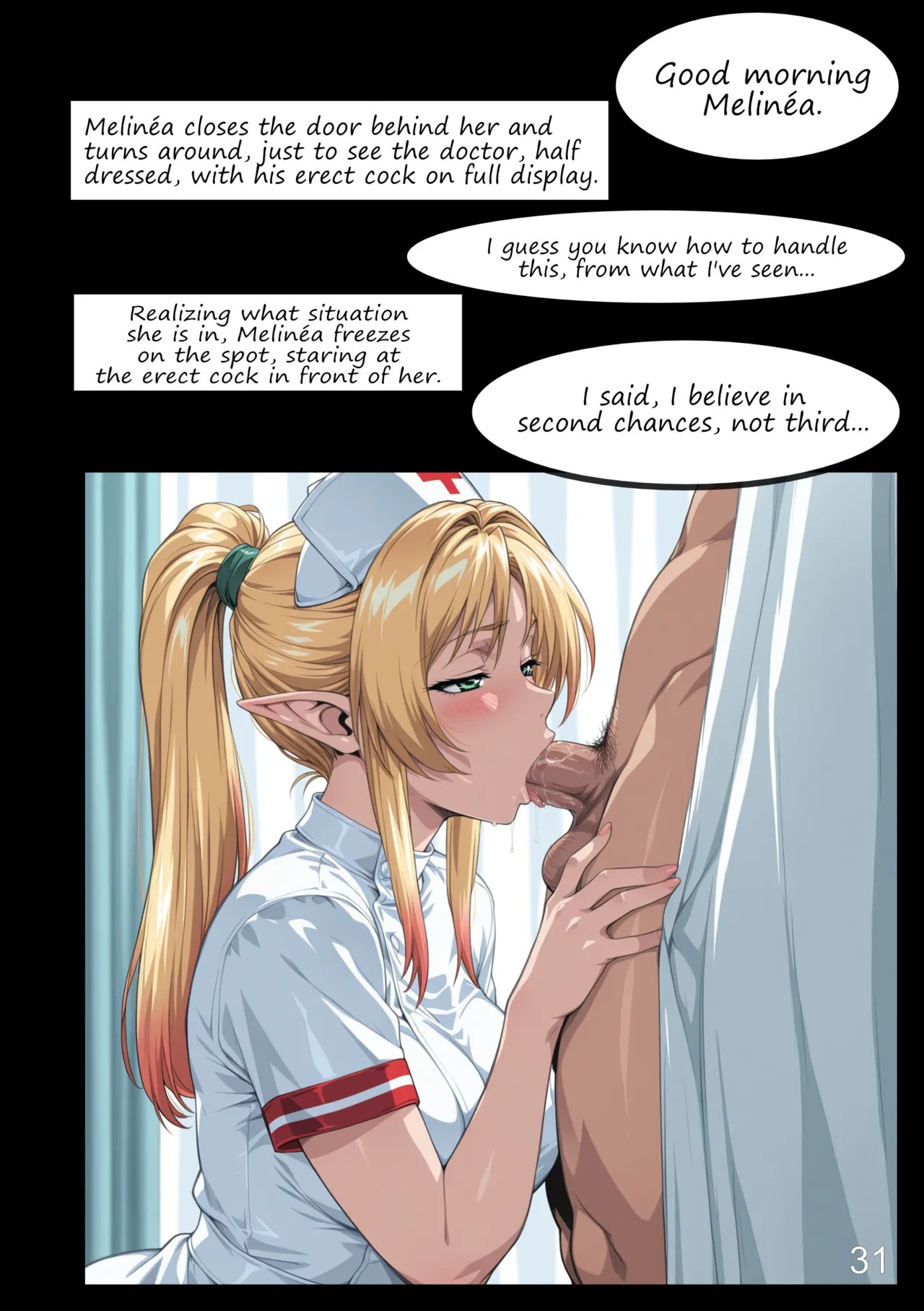 Adventures Of Melinéa: A New Profession Porn Comic english 32