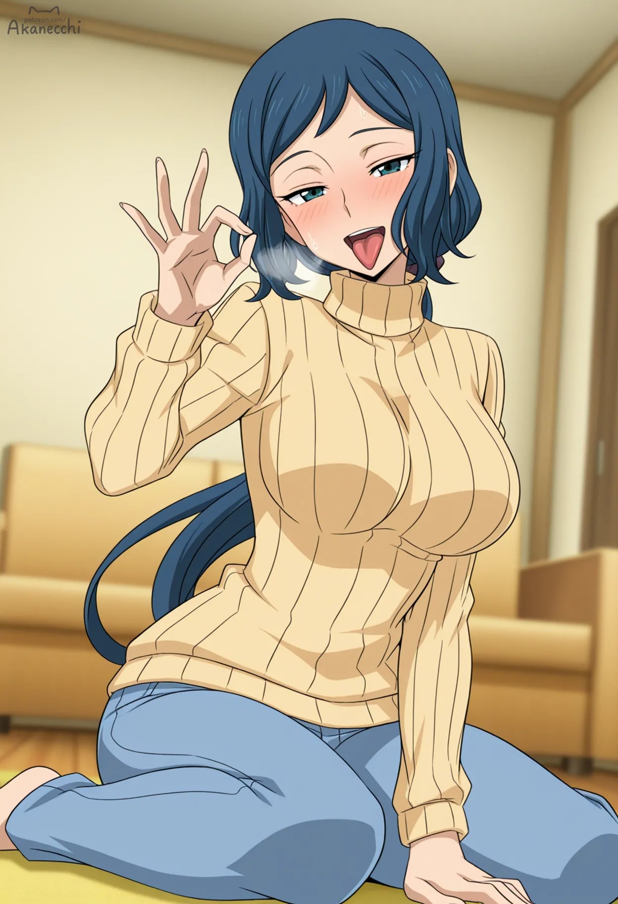 AI Generated: Rinko Iori Porn Comic english 05