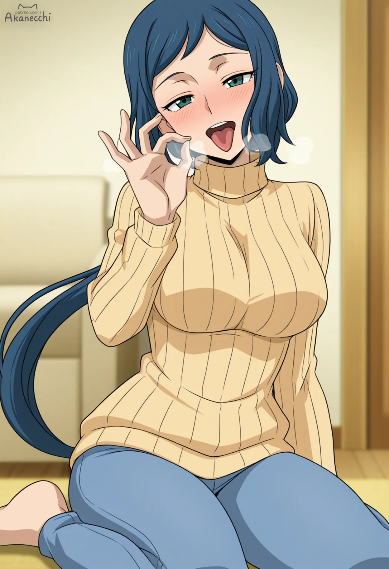 AI Generated: Rinko Iori Porn Comic english 07