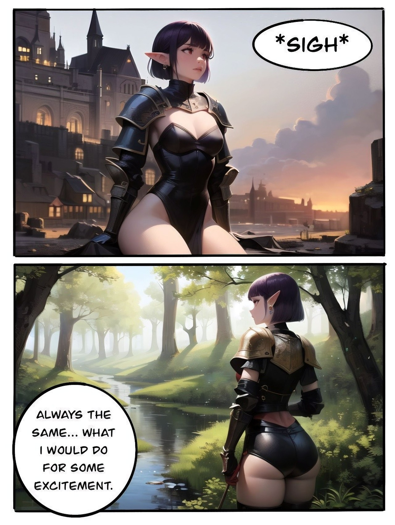 Anya, The Elfa Porn Comic english 02