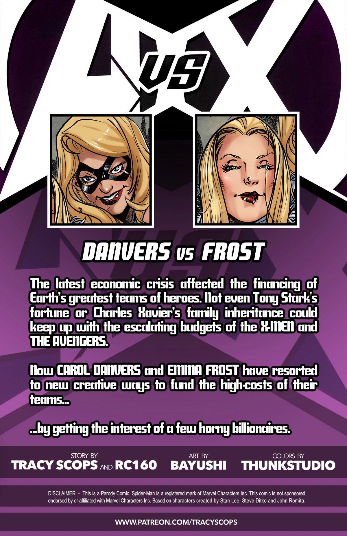 AvX: Danvers vs Frost Porn Comic english 02