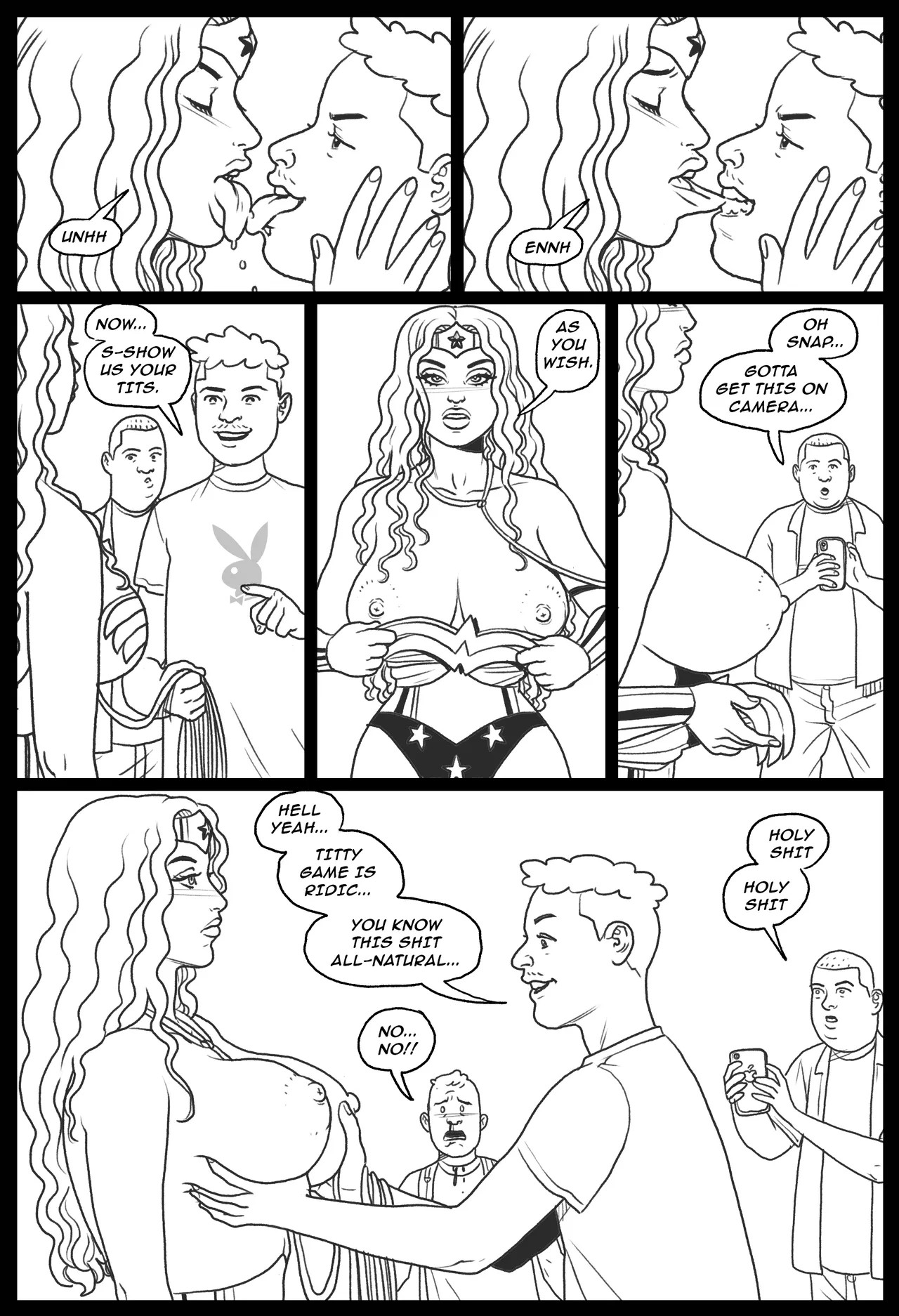 Bang My Bully Part 2: Wonder Woman Porn Comic english 06