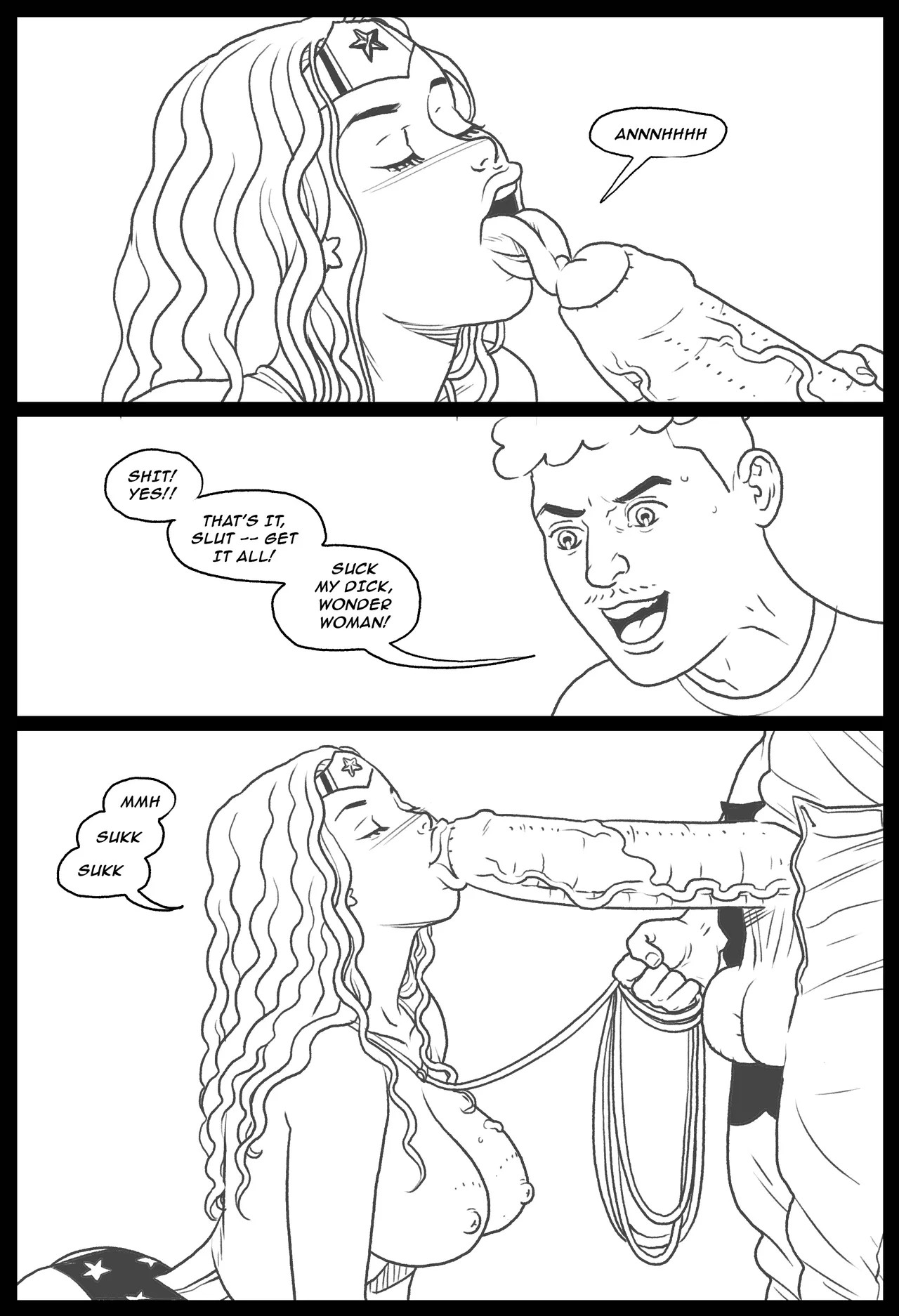 Bang My Bully Part 2: Wonder Woman Porn Comic english 12