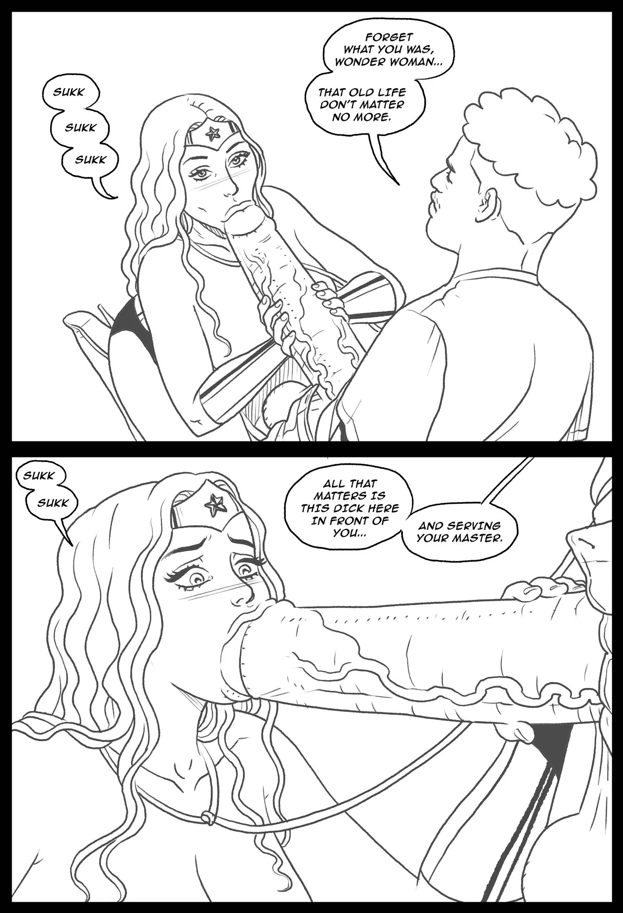 Bang My Bully Part 2: Wonder Woman Porn Comic english 14