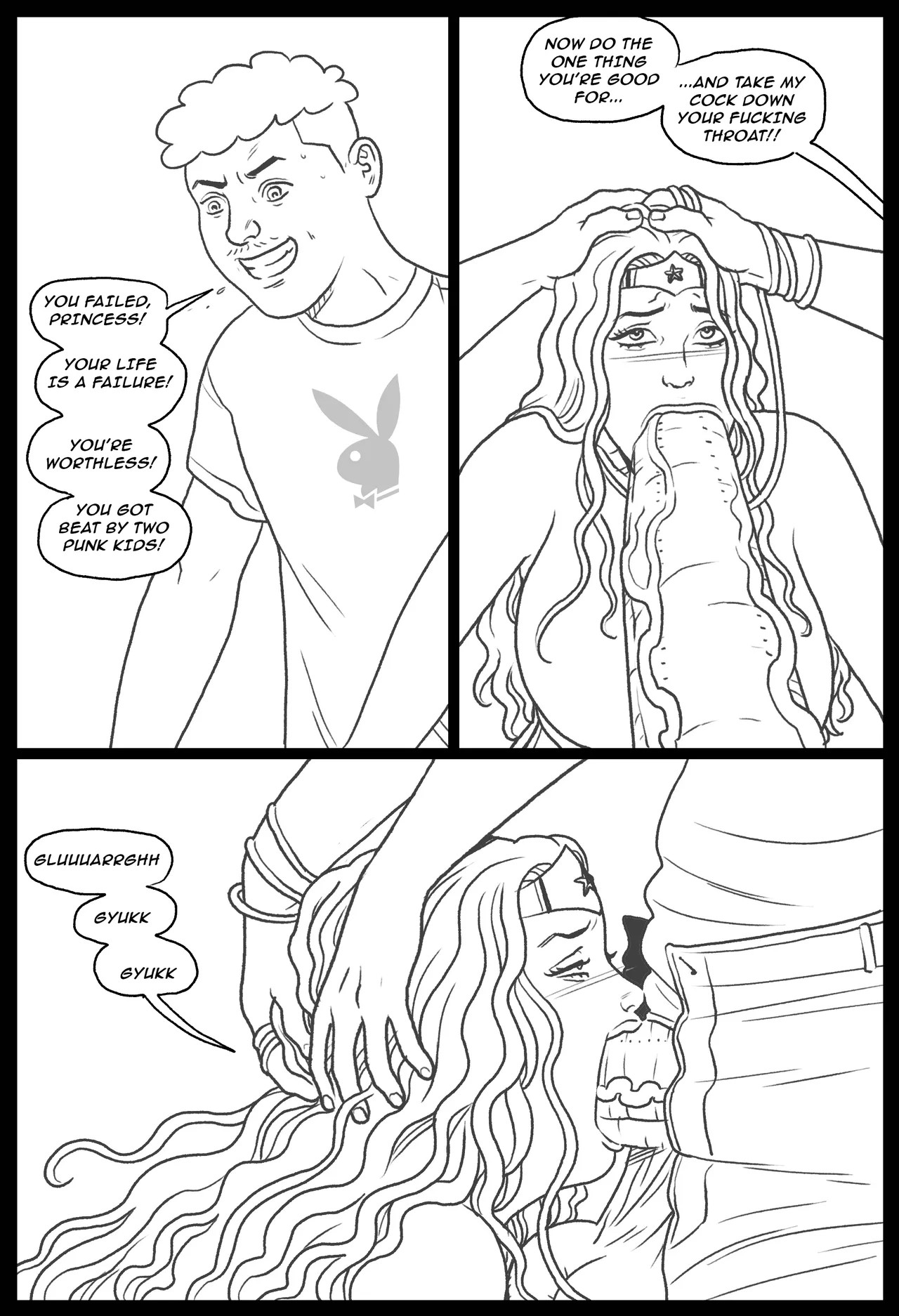Bang My Bully Part 2: Wonder Woman Porn Comic english 17