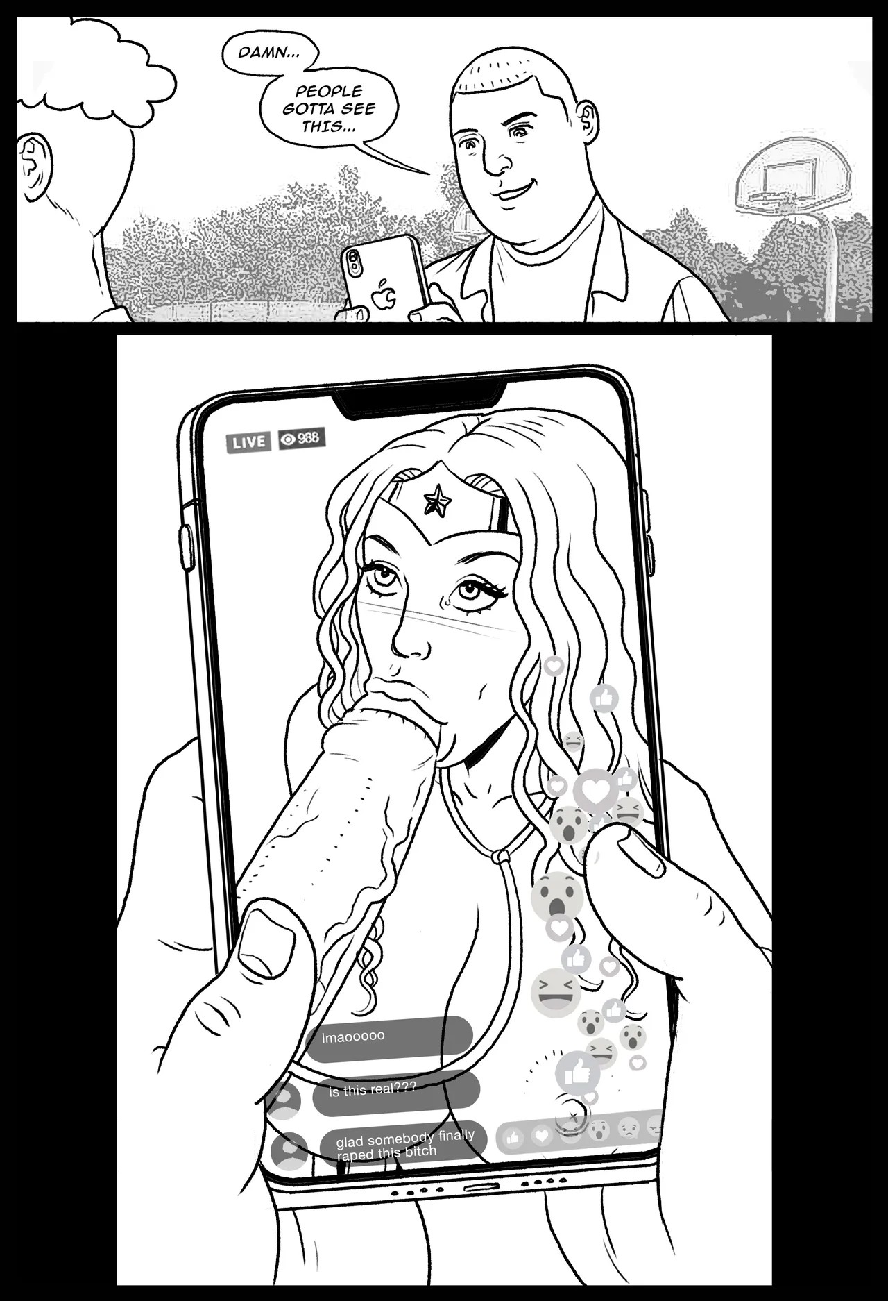 Bang My Bully Part 2: Wonder Woman Porn Comic english 19