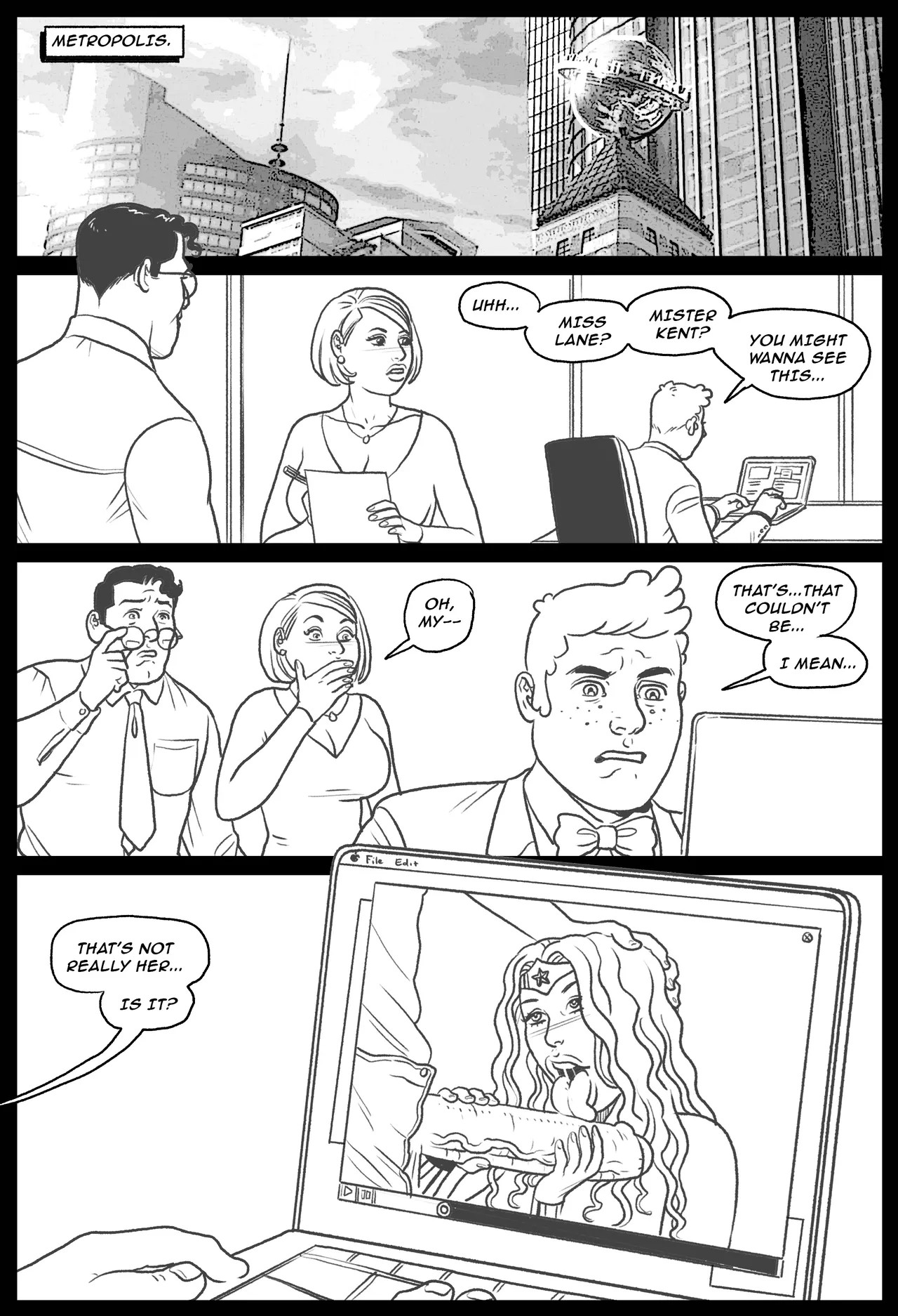 Bang My Bully Part 2: Wonder Woman Porn Comic english 20