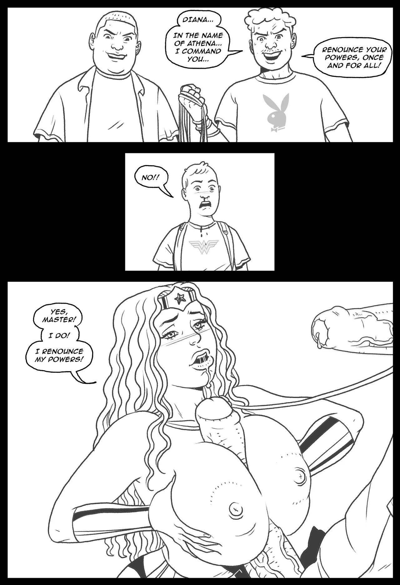 Bang My Bully Part 2: Wonder Woman Porn Comic english 36